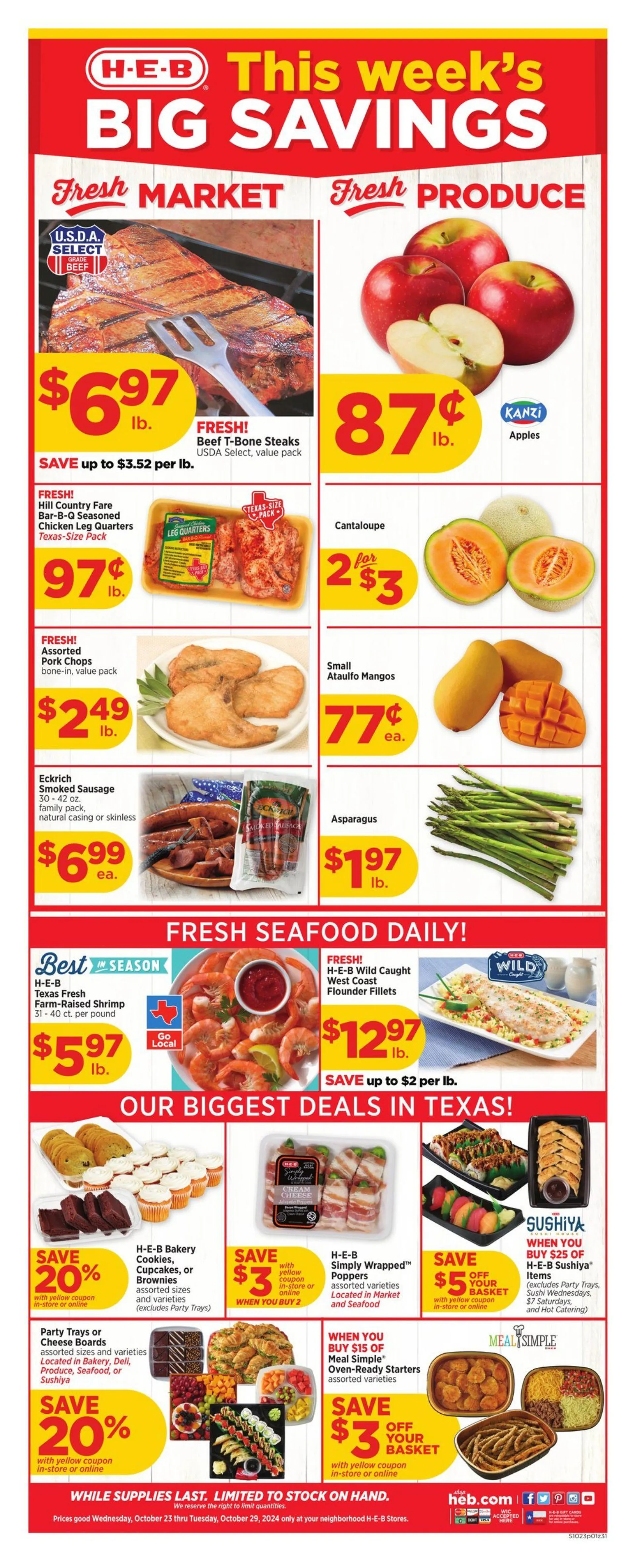 H-E-B Current weekly ad - 1