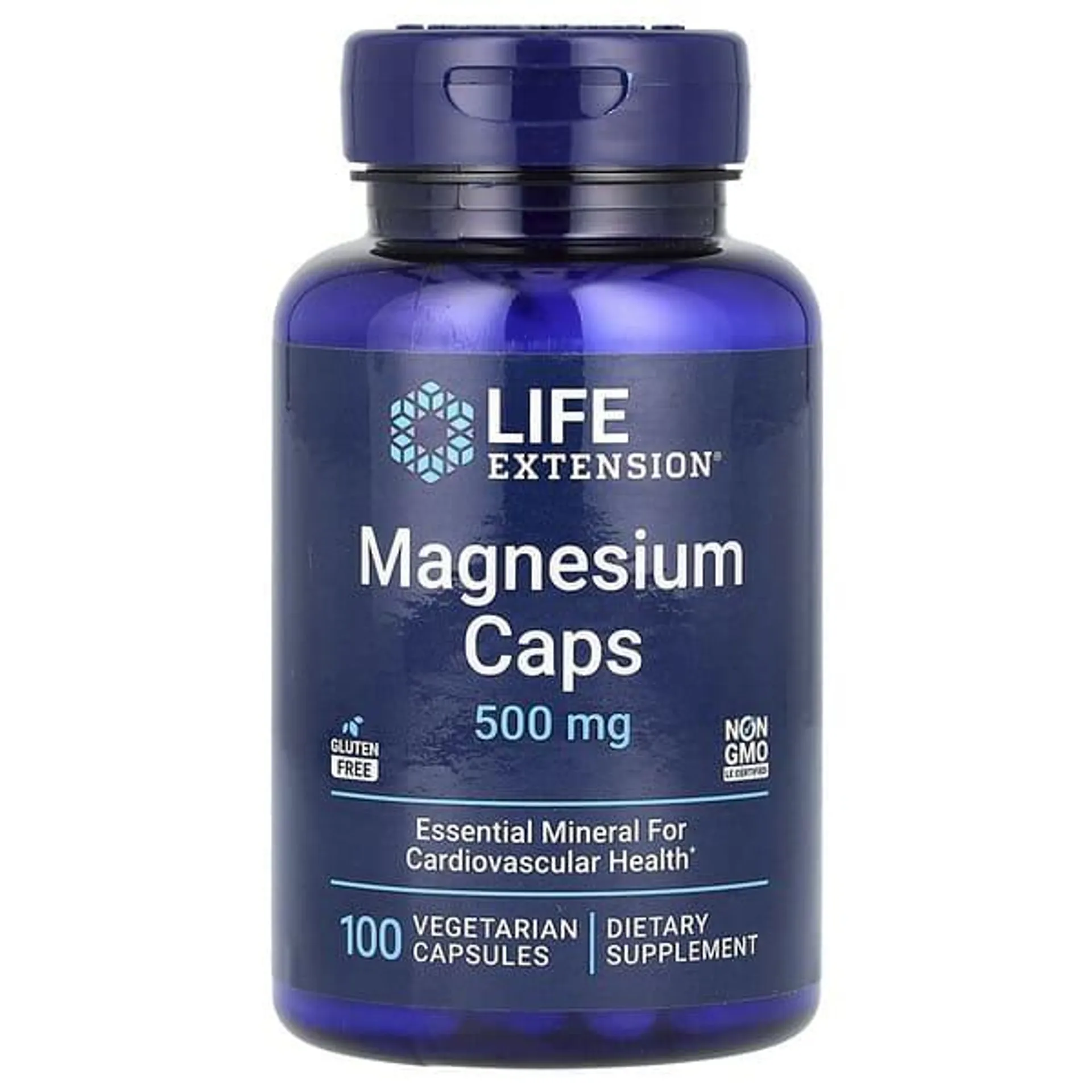 Life Extension, Magnesium Caps, 500 mg, 100 Vegetarian Capsules