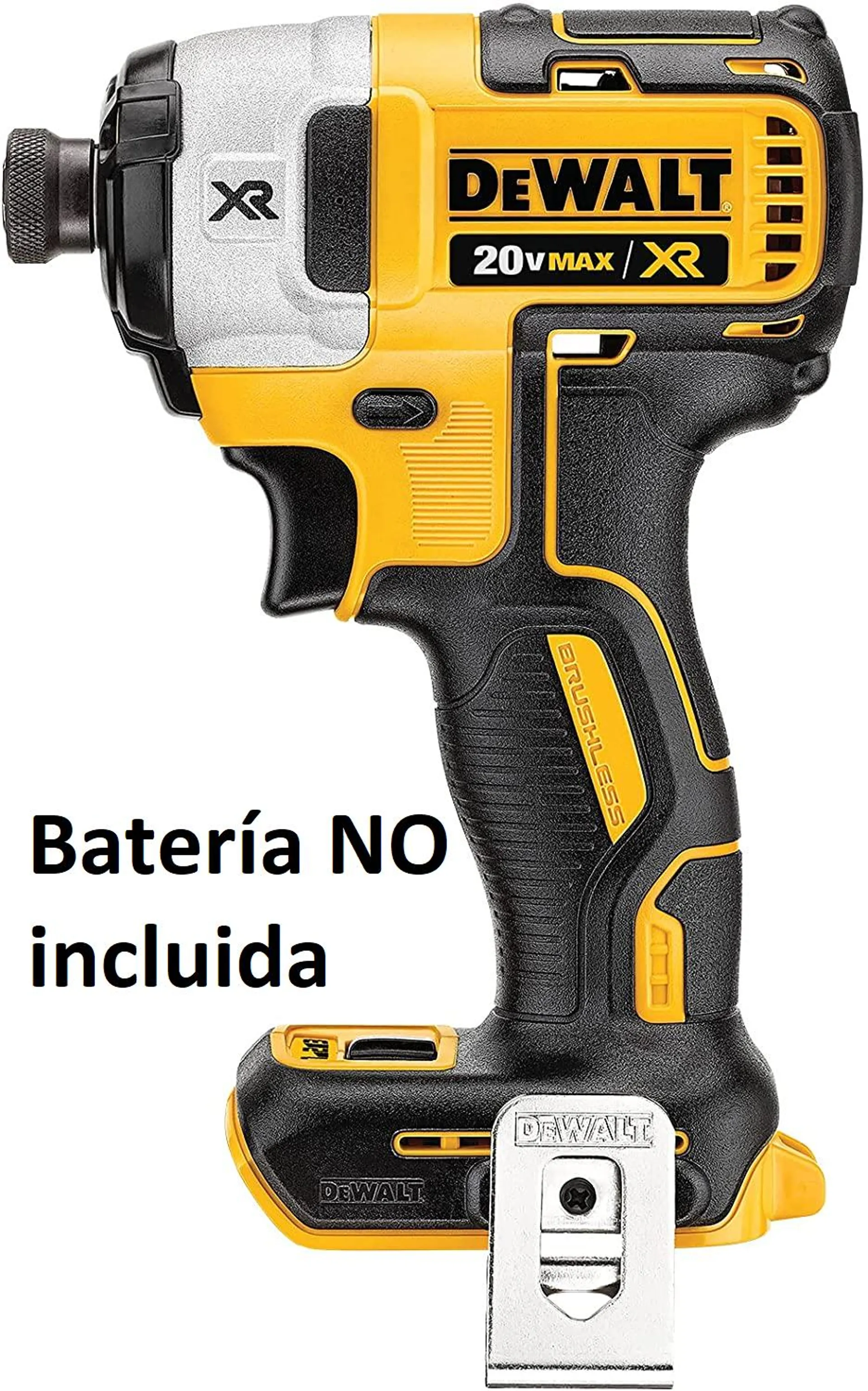 20V MAX XR Atornillador de impacto sin escobillas, 3 velocidades, 1/4 de pulgada - DEWALT (solo herramienta)