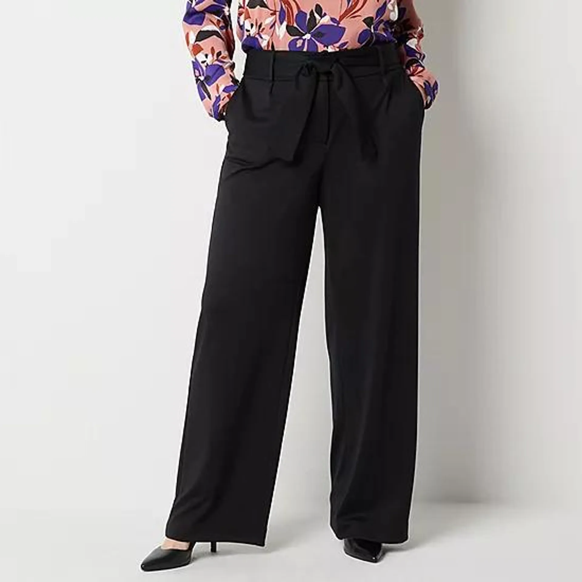 Liz Claiborne Tailored Classic Fit Wide Leg Trouser