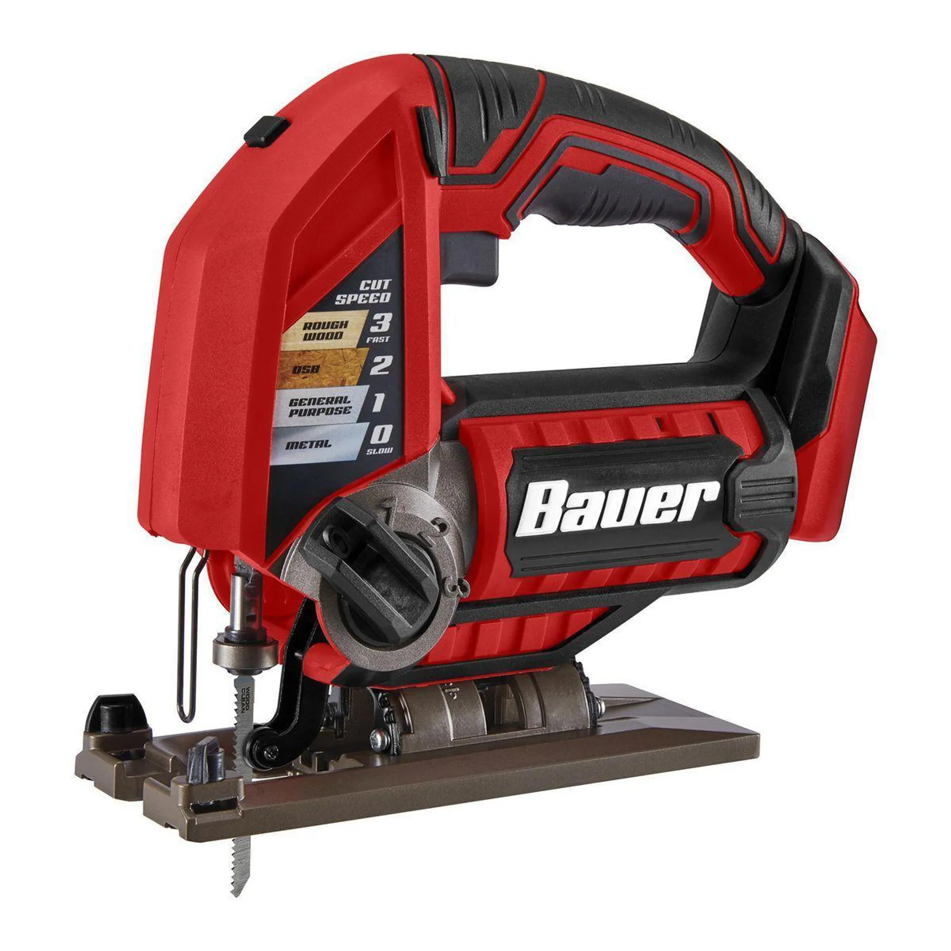 BAUER 20V Cordless Variable Speed Jig Saw - Tool Only