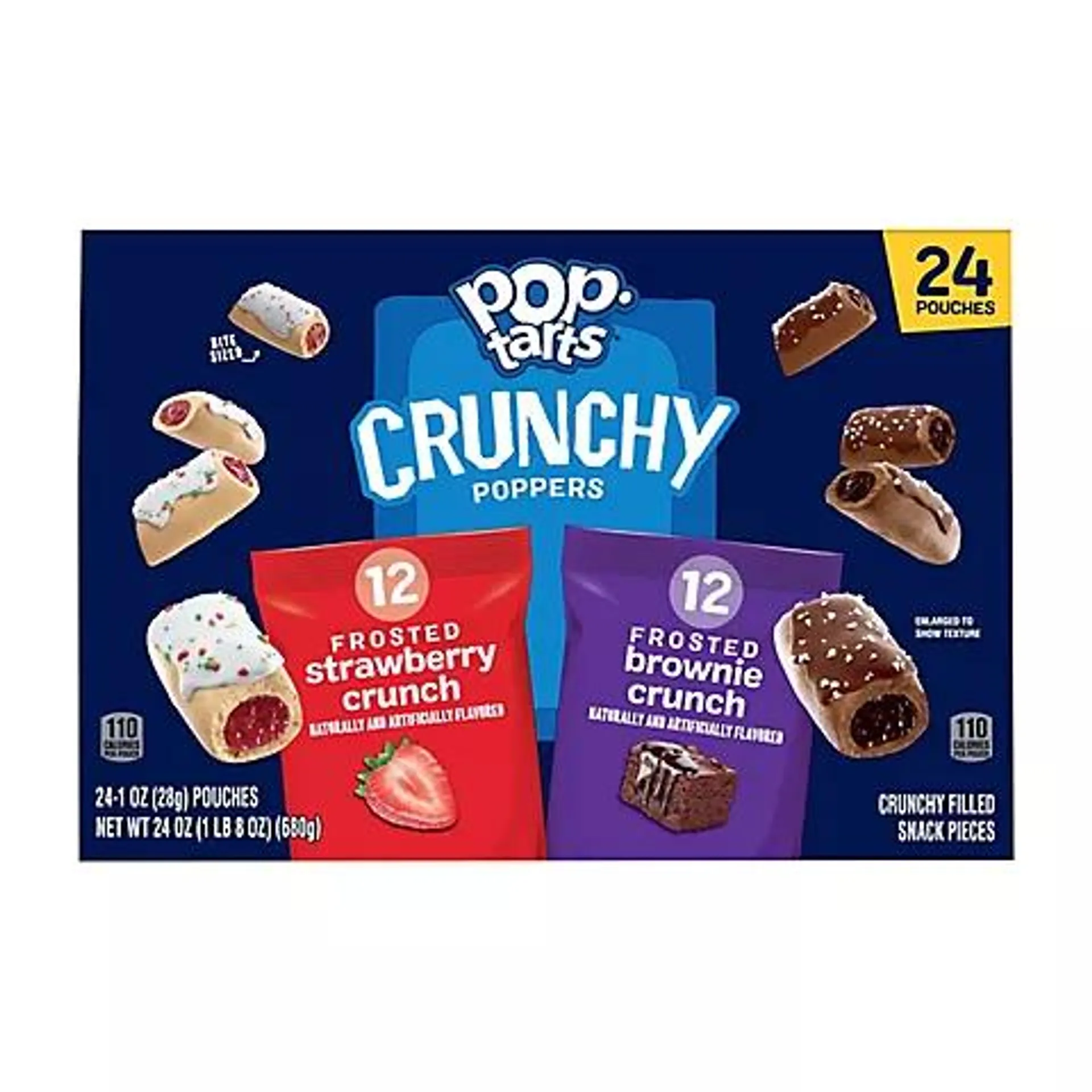 Pop-Tarts Crunchy Poppers Filled Pastry Bites Variety Pack, 24 ct.