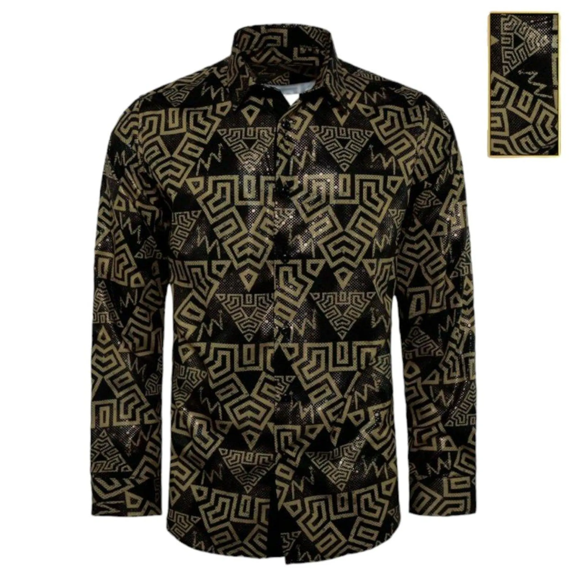 Camisa de Moda Contti Negro G62