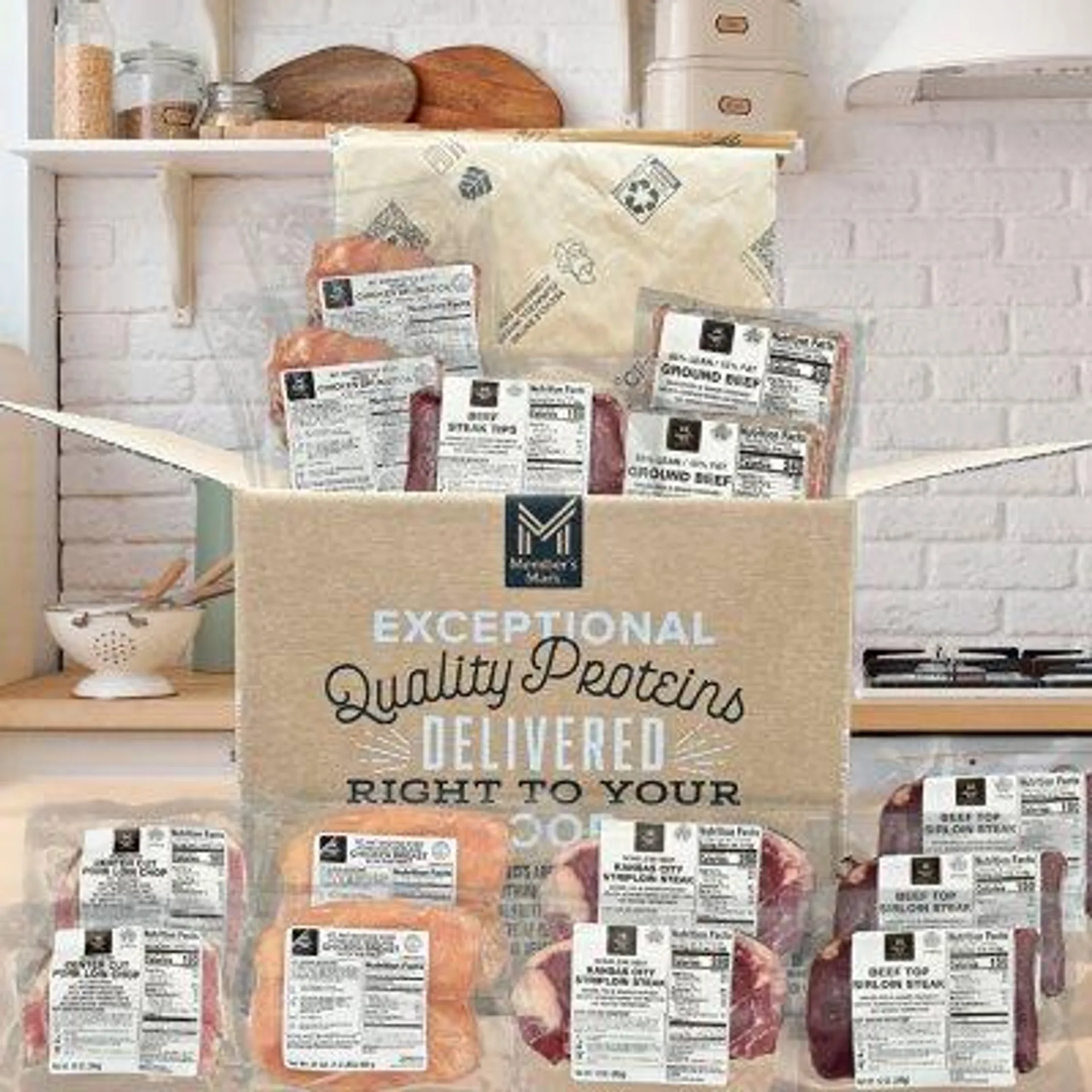 Member’s Mark Premium Beef, Pork, and Chicken Curated Box, Frozen, 12.25 lbs.