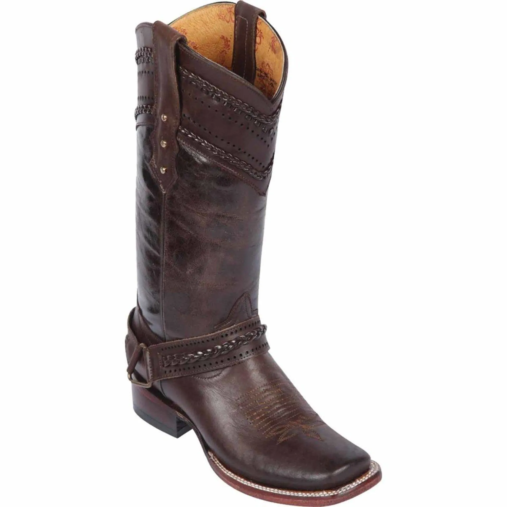 Botas Altas de Cuero para Mujer en Horma Rodeo Q3224207