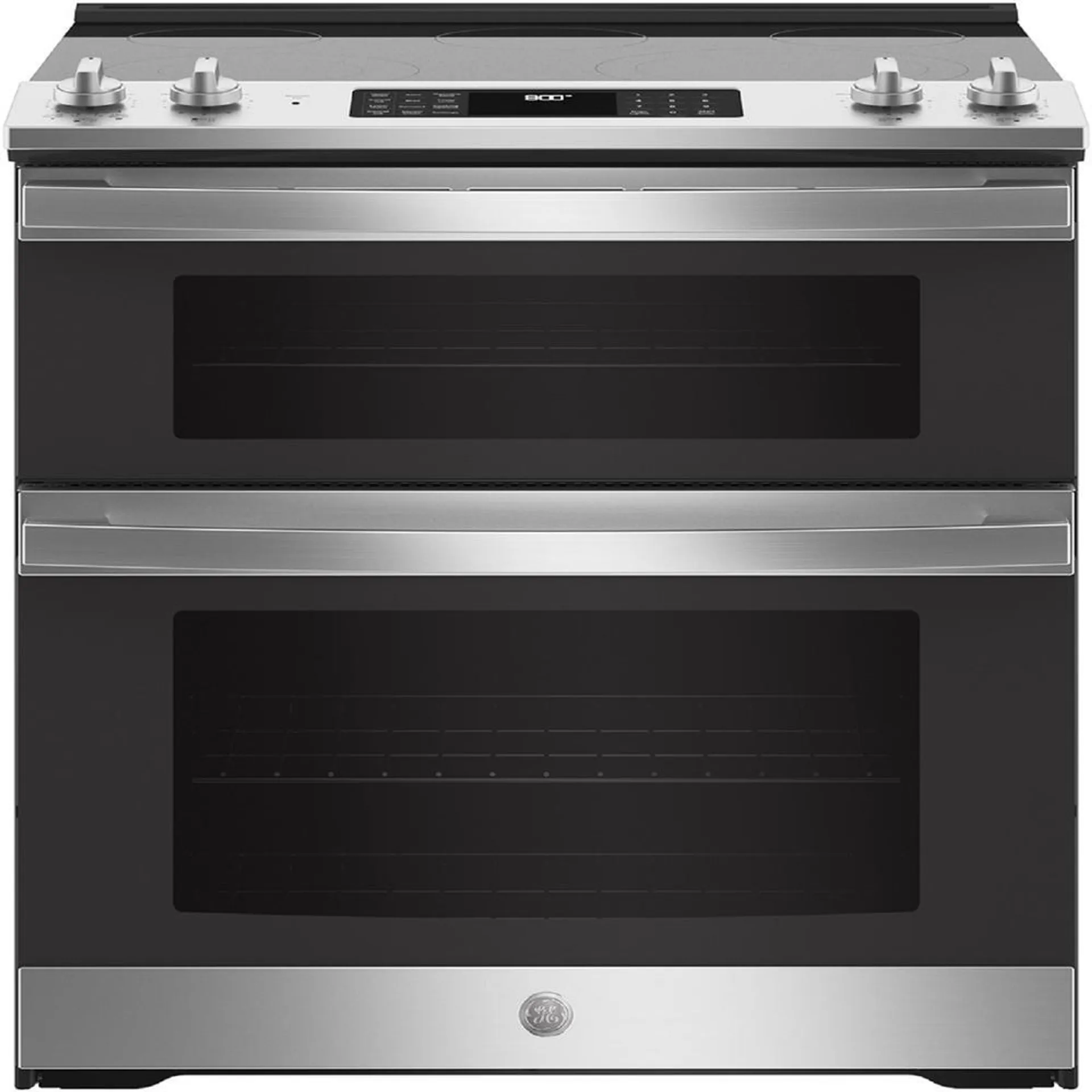 GE Appliances JSS86SPSS 30" 6.6 cu.ft. Stainless Steel Slide-In Electric Range with 5 Burners