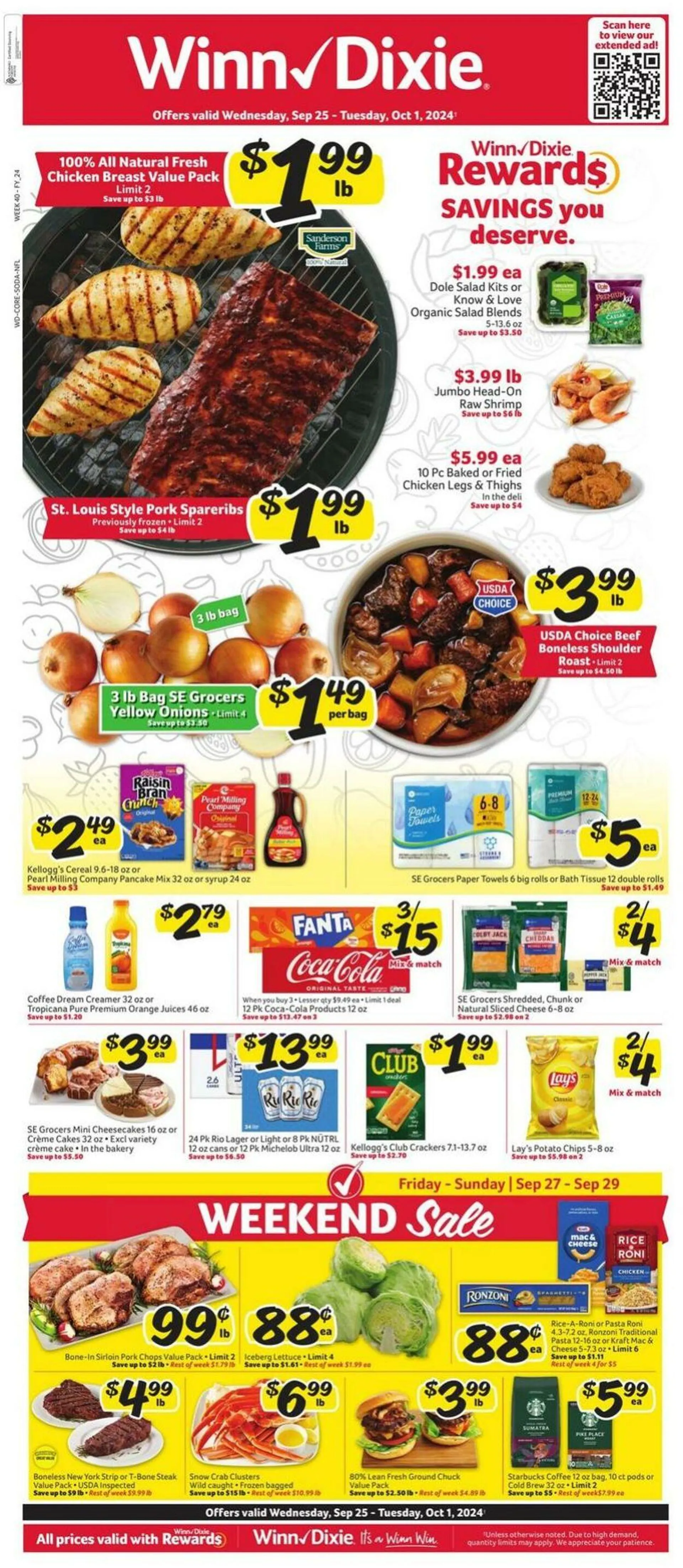 Winn Dixie Current weekly ad - 1