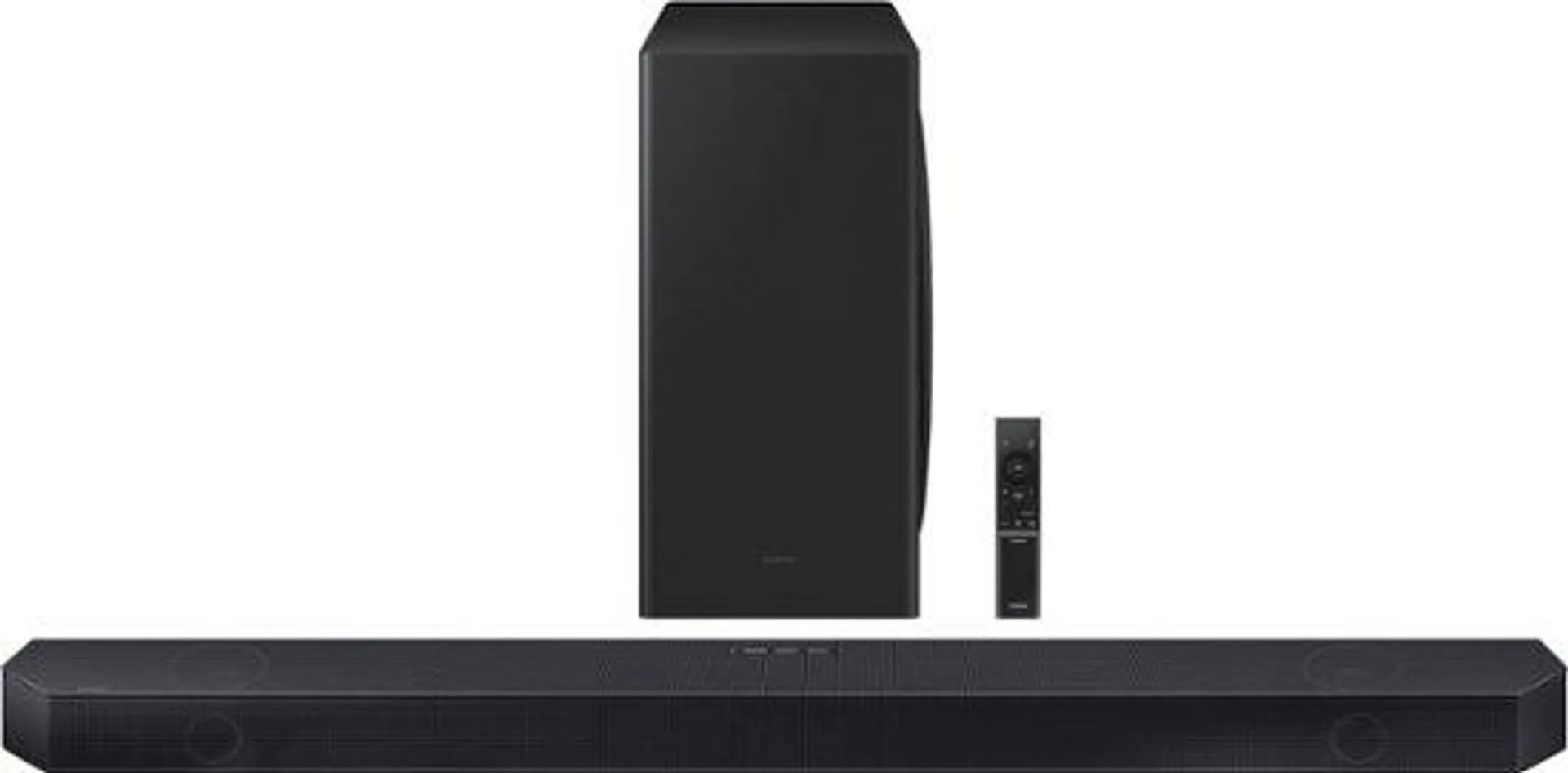 Samsung - HW-QS730D 3.1.2 Channel Q-Series Soundbar with Wireless Subwoofer, Dolby Atmos and Q-Symphony - Titan Black