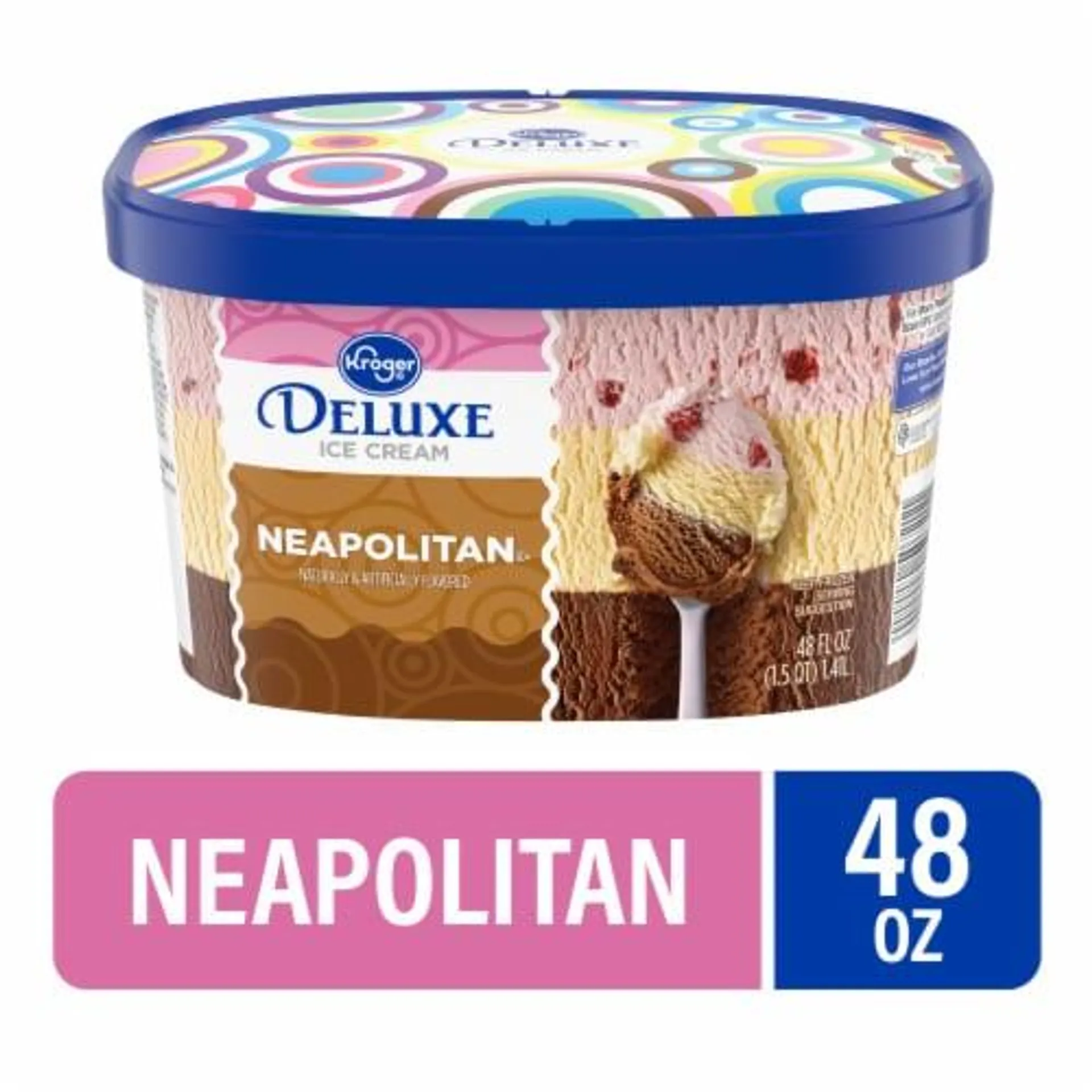 Kroger® Deluxe Neapolitan Ice Cream Tub