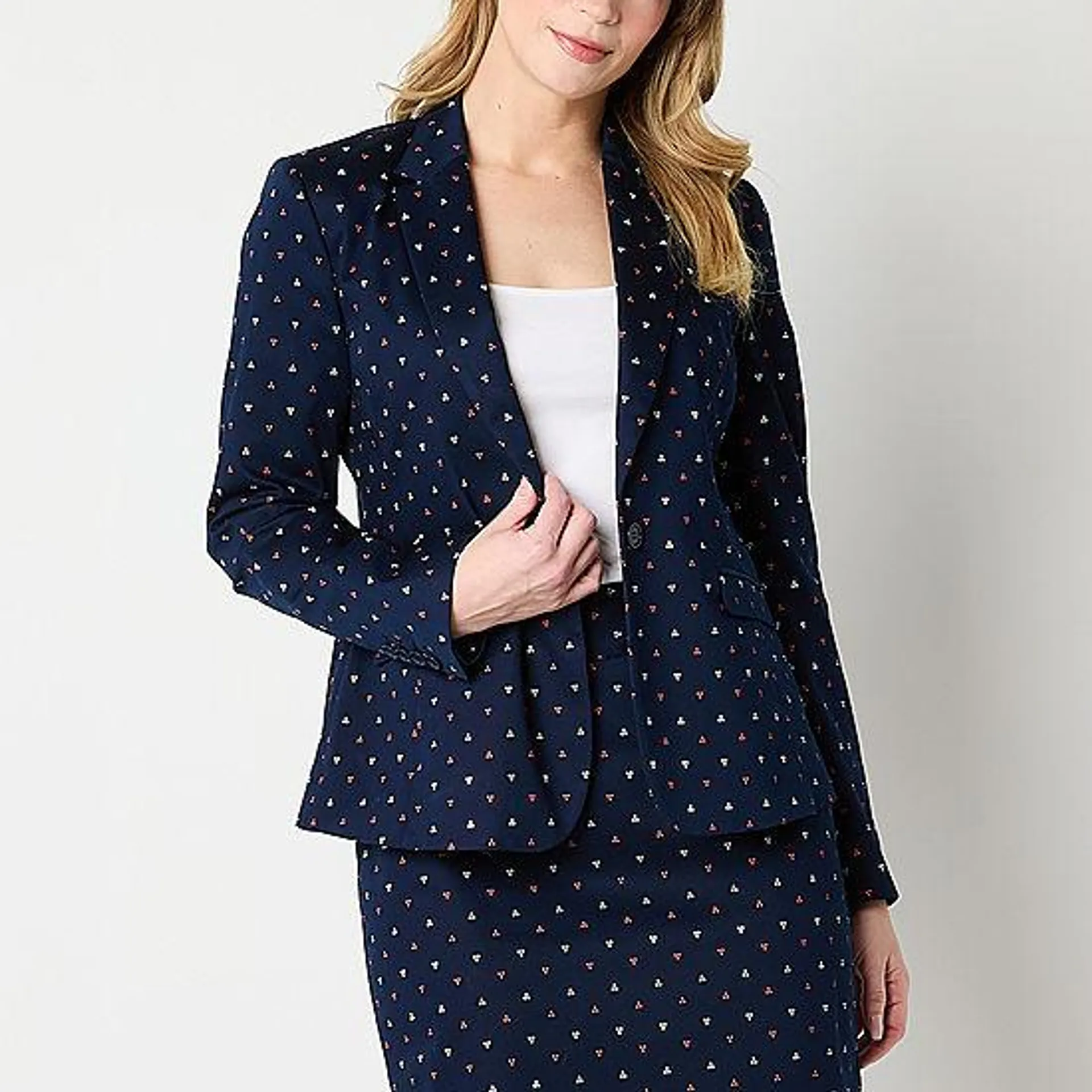 Liz Claiborne Womens Regular Fit Blazer