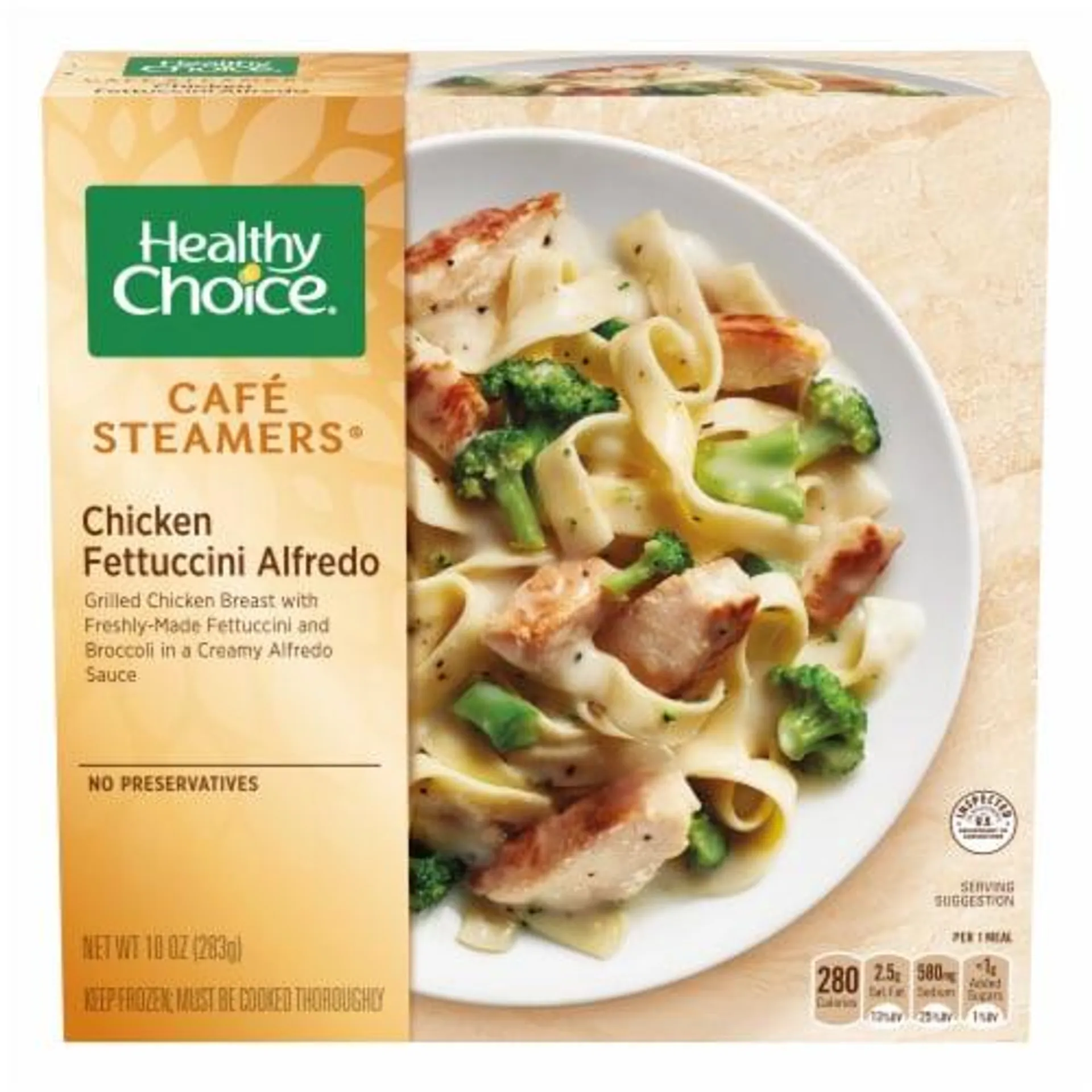 Healthy Choice Café Steamers Chicken Fettuccini Alfredo Frozen Meal