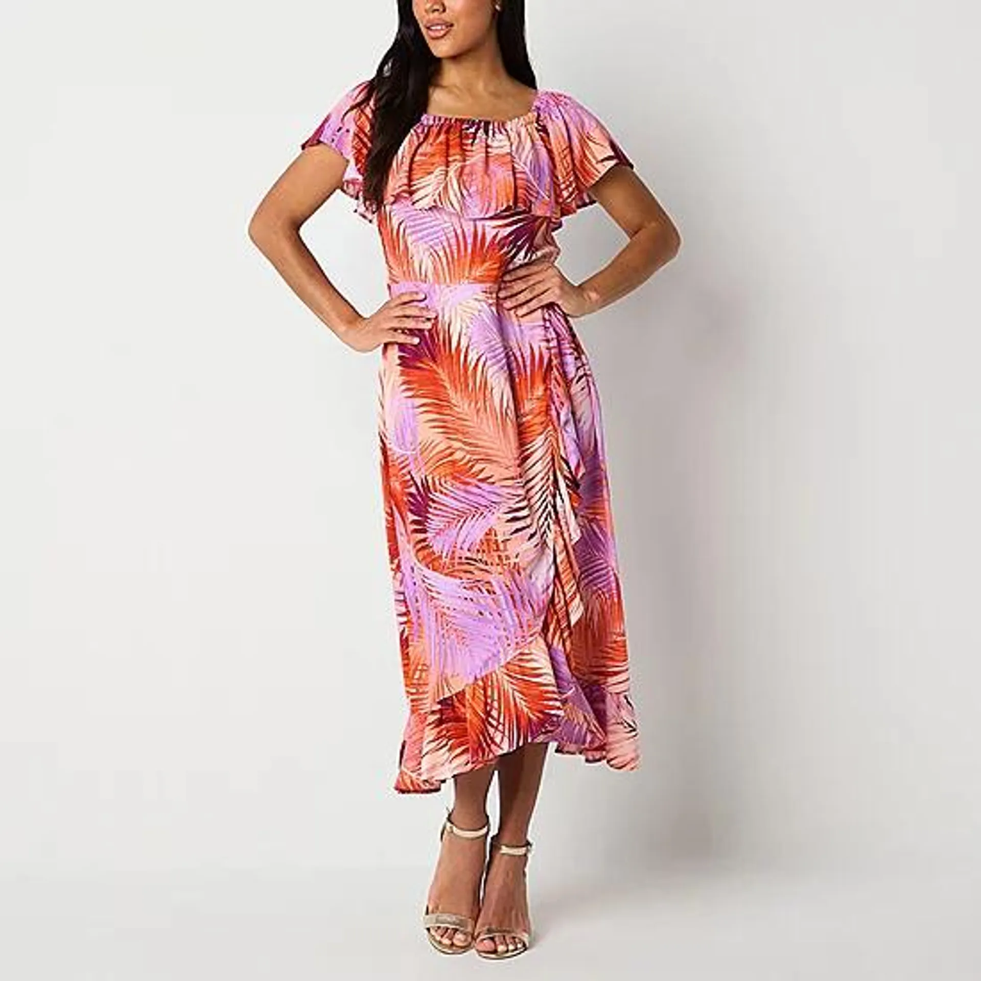 Bold Elements Sleeveless Midi Sundress