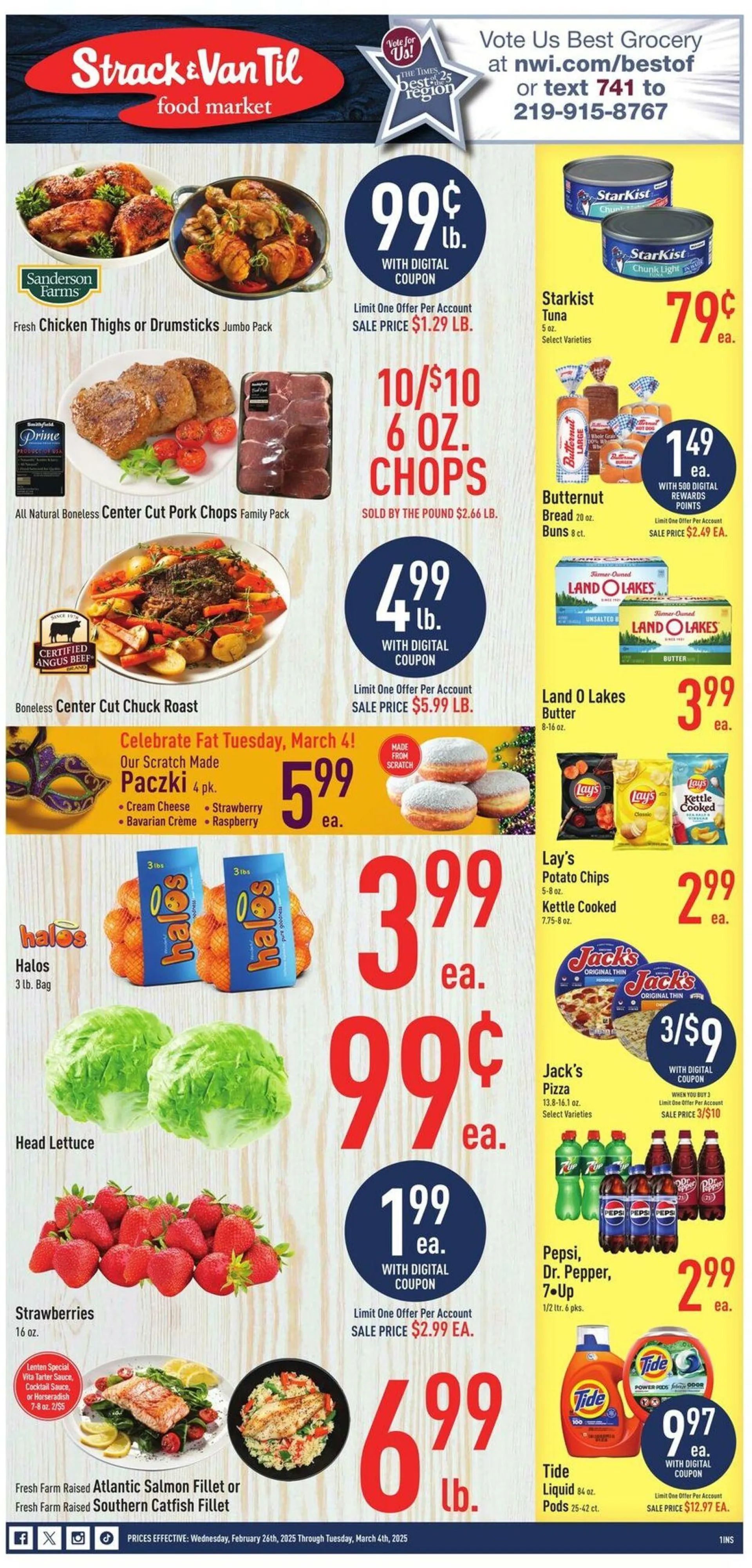 Catálogo de Strack & Van Til Current weekly ad 26 de febrero al 4 de marzo 2025 - Página 1