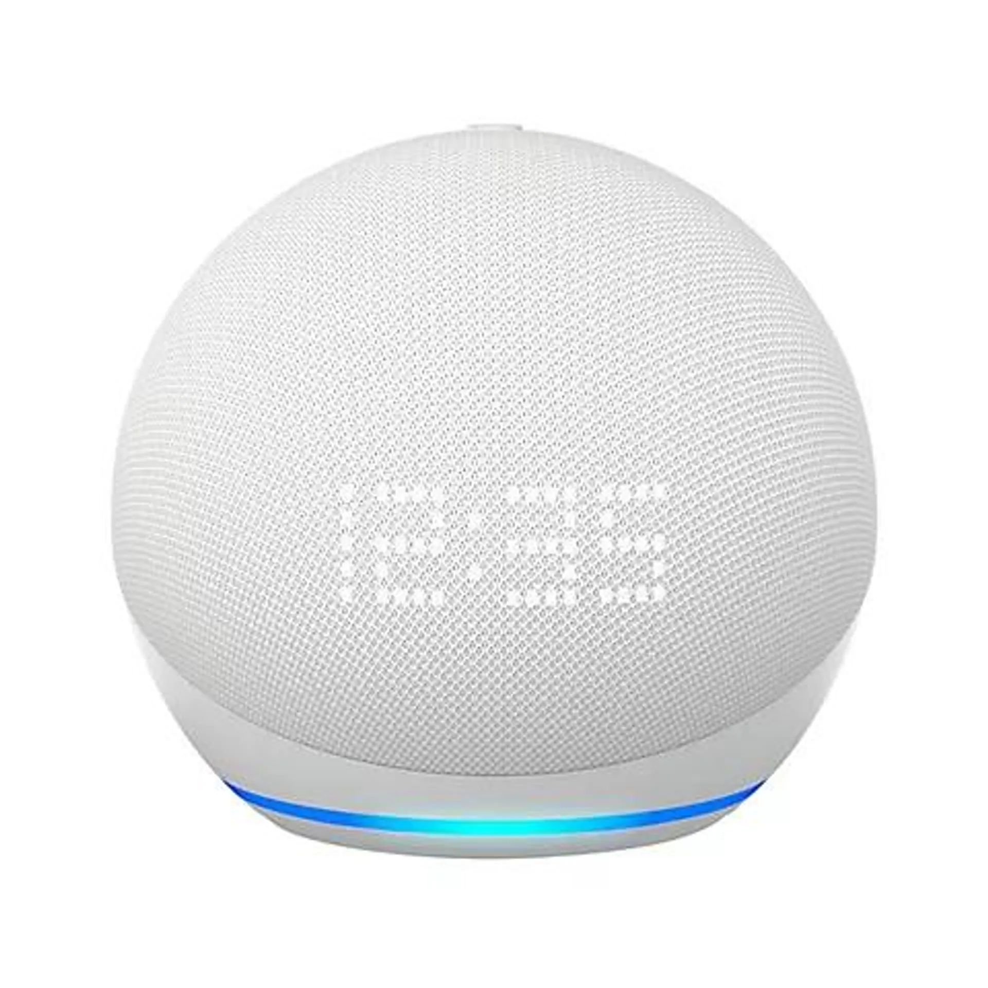 Amazon Echo Dot with Clock (5th Generation) - White