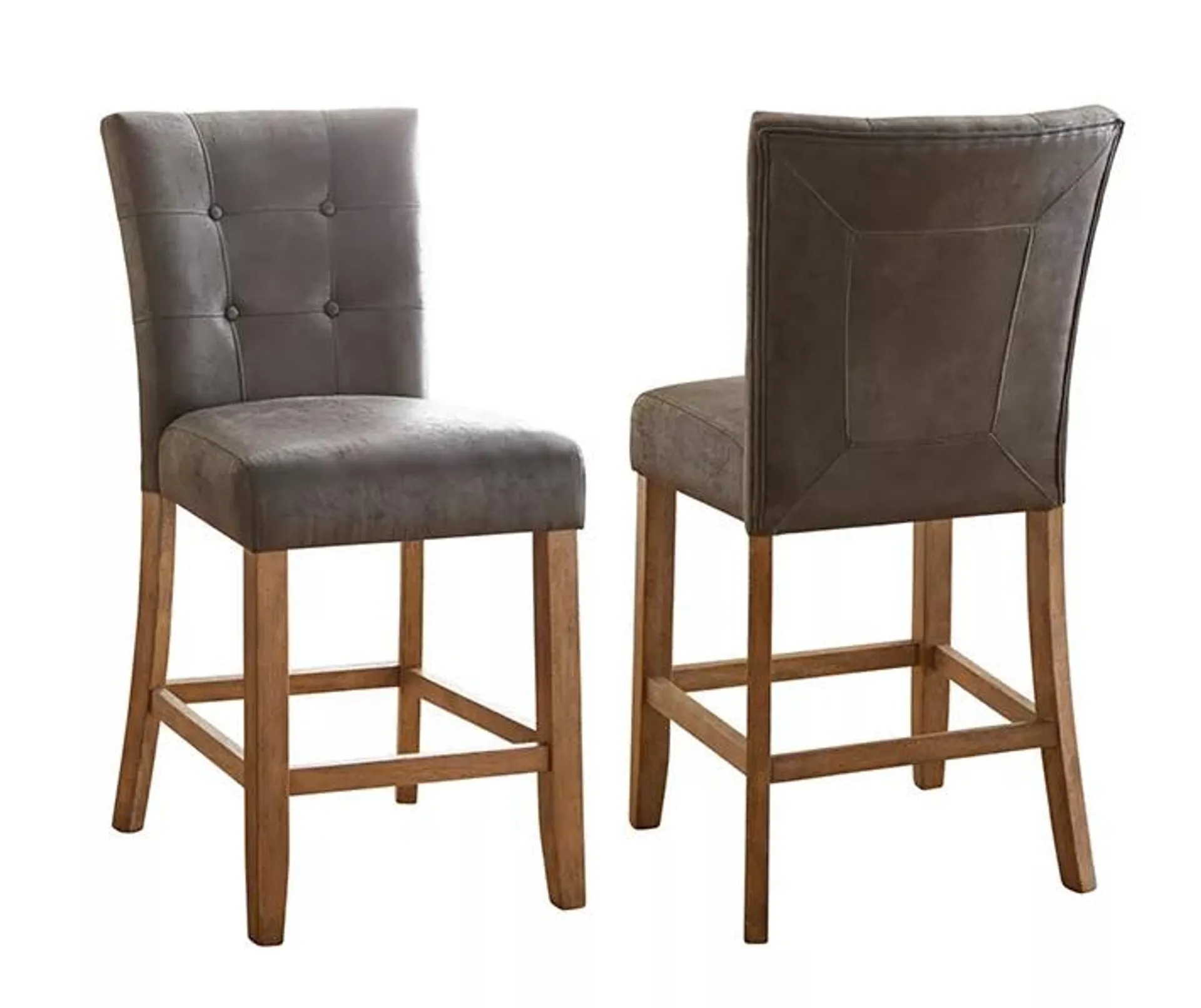 Debby Upholstered Counter-Height Chairs, 2-Pack