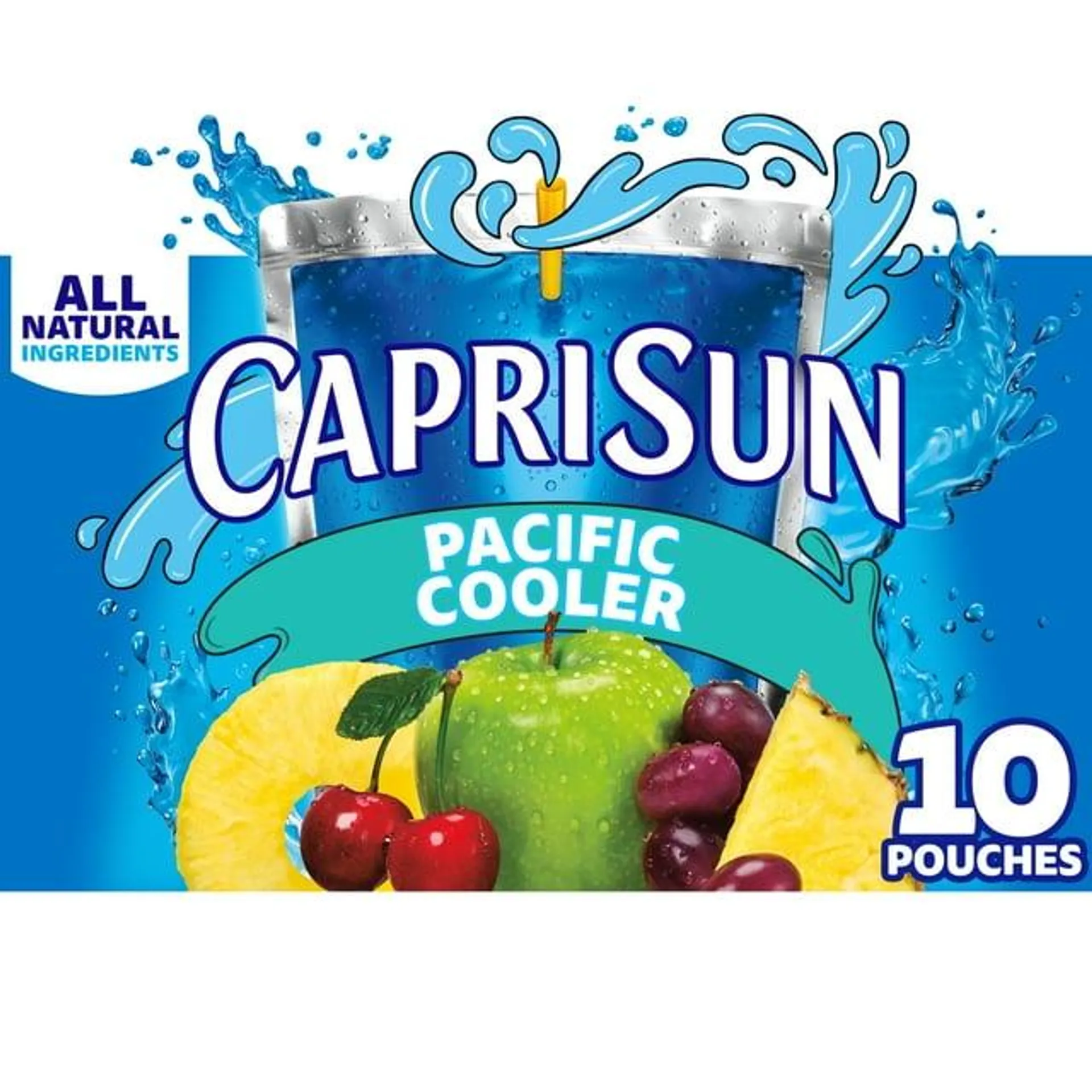 Capri Sun Pacific Cooler Mixed Fruit Juice Box Pouches, 10 ct Box, 6 fl oz Pouches