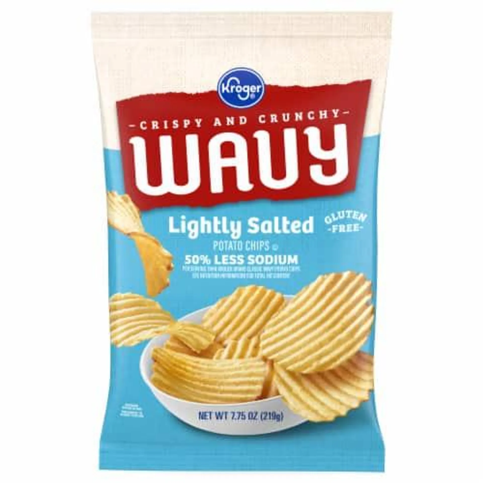 Kroger® Lightly Salted Wavy Potato Chips