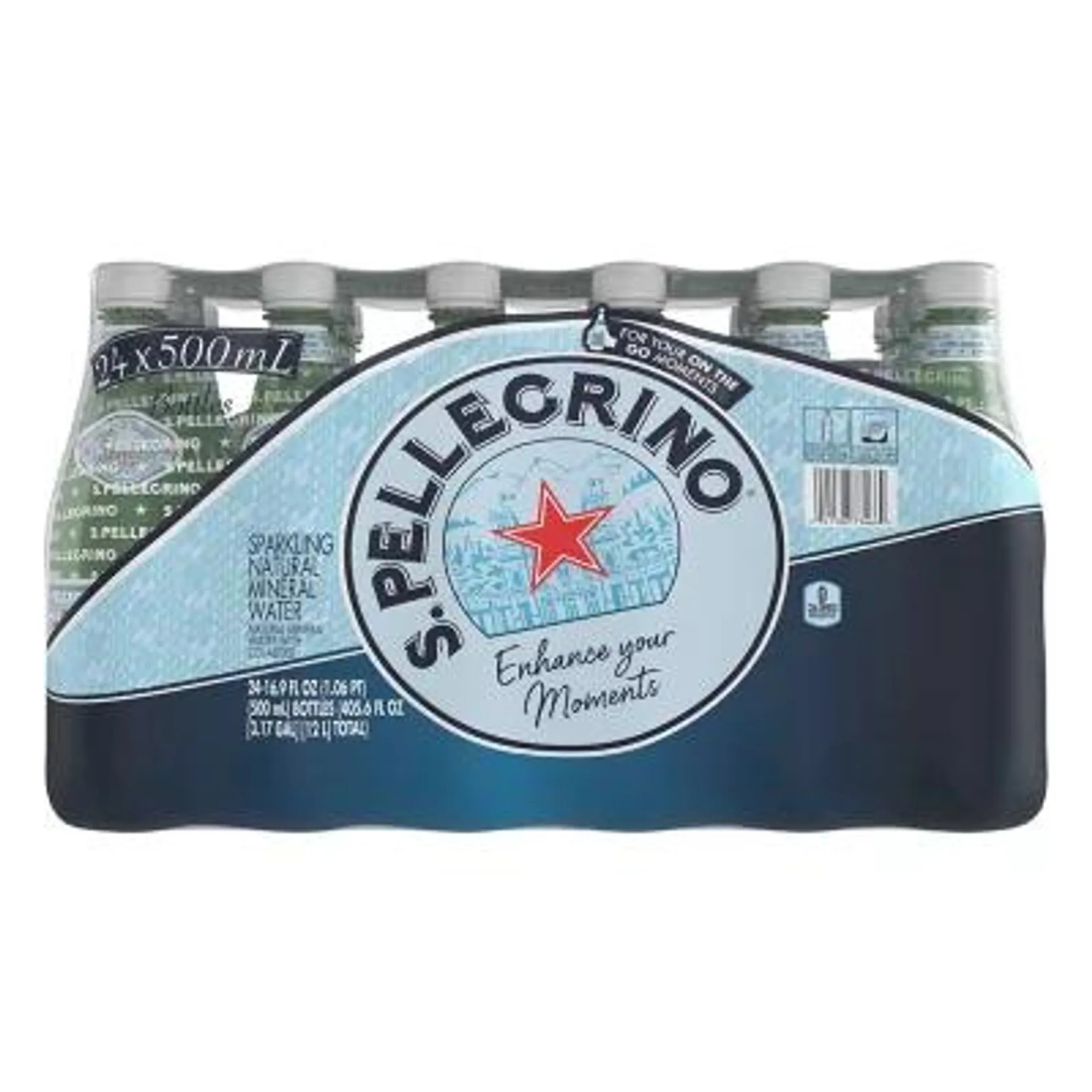 S.Pellegrino Sparkling Natural Mineral Water 16.9 fl. oz., 24 pk.