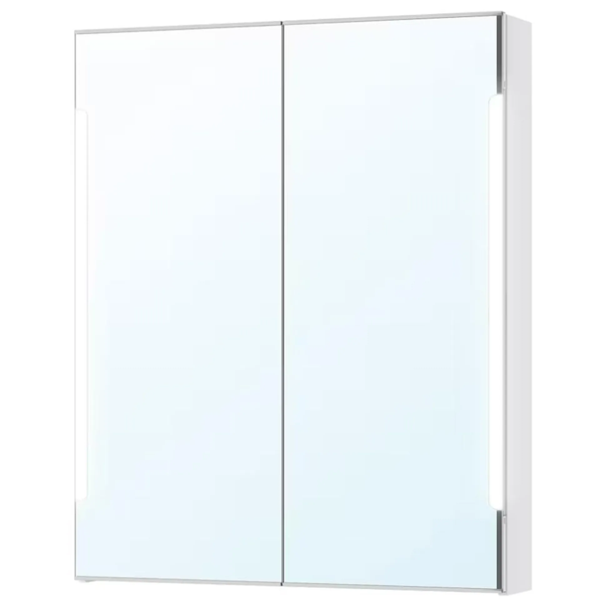 IKEA STORJORM Mirror cabinet w/2 doors & light, white, 31 1/2x5 1/2x37 3/4 " 202.500.69