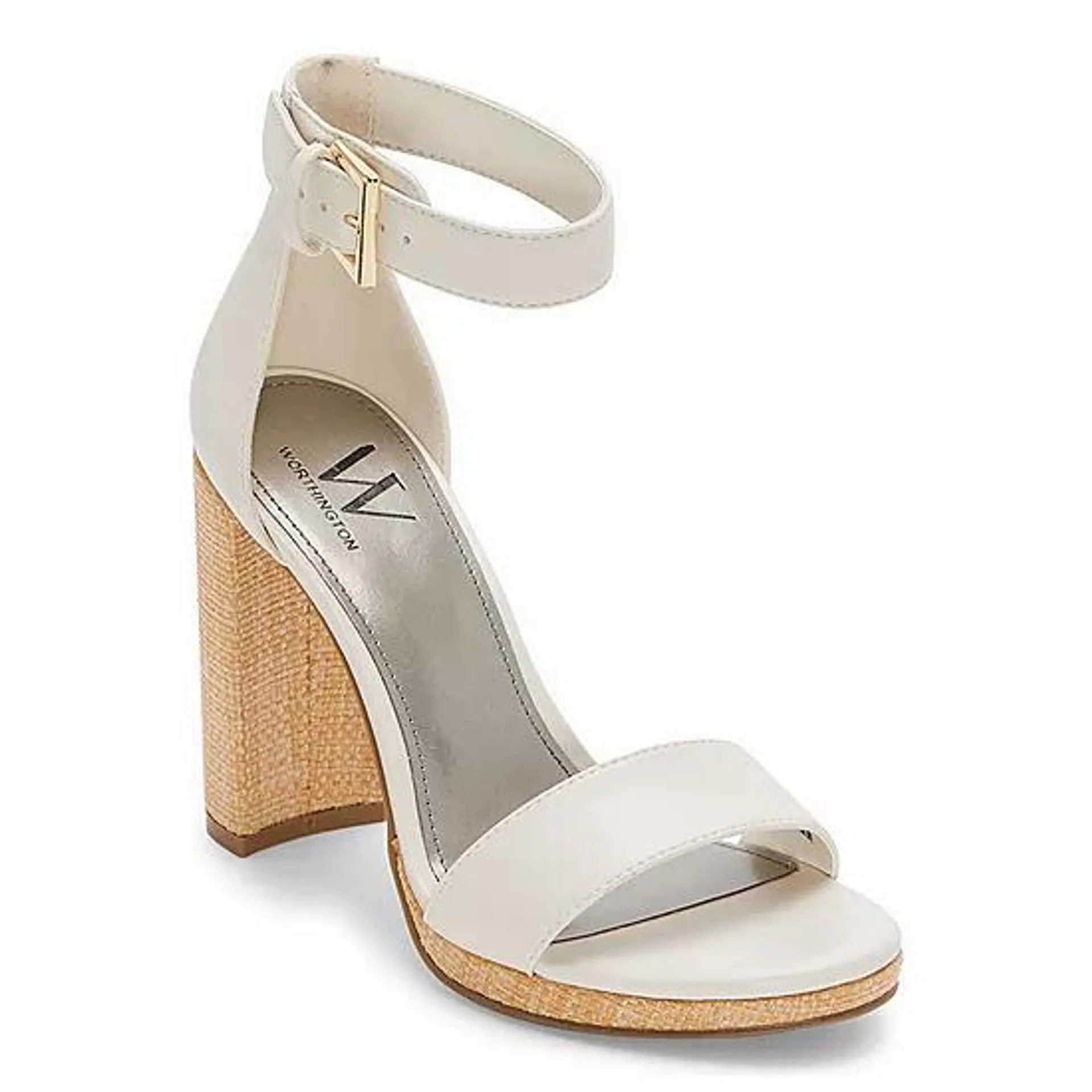 Worthington Womens Lynch Heeled Sandals