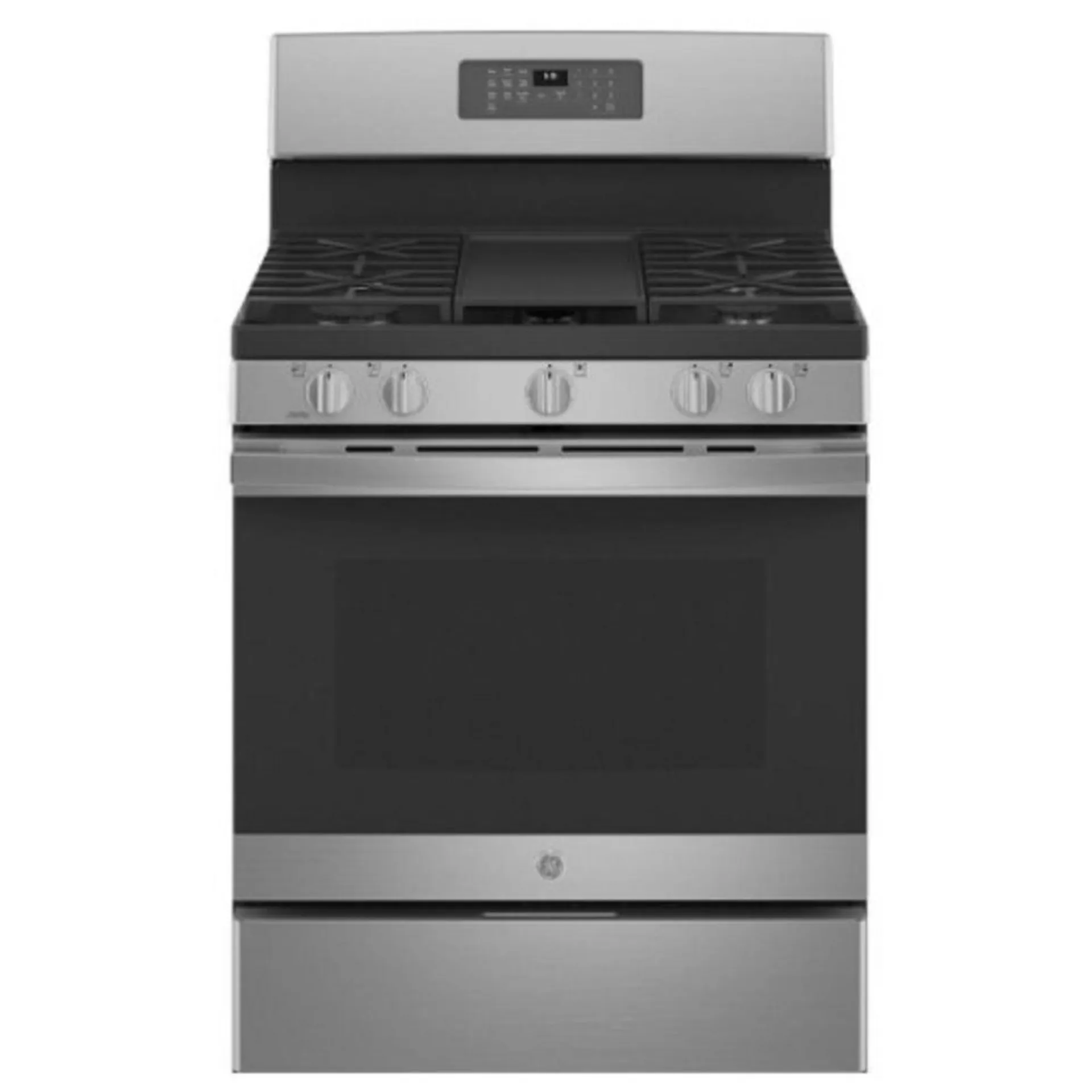 GE Appliances JGB660YPFS 30" Stainless Steel 5.0 cu.ft. Gas Range with 5 Burners