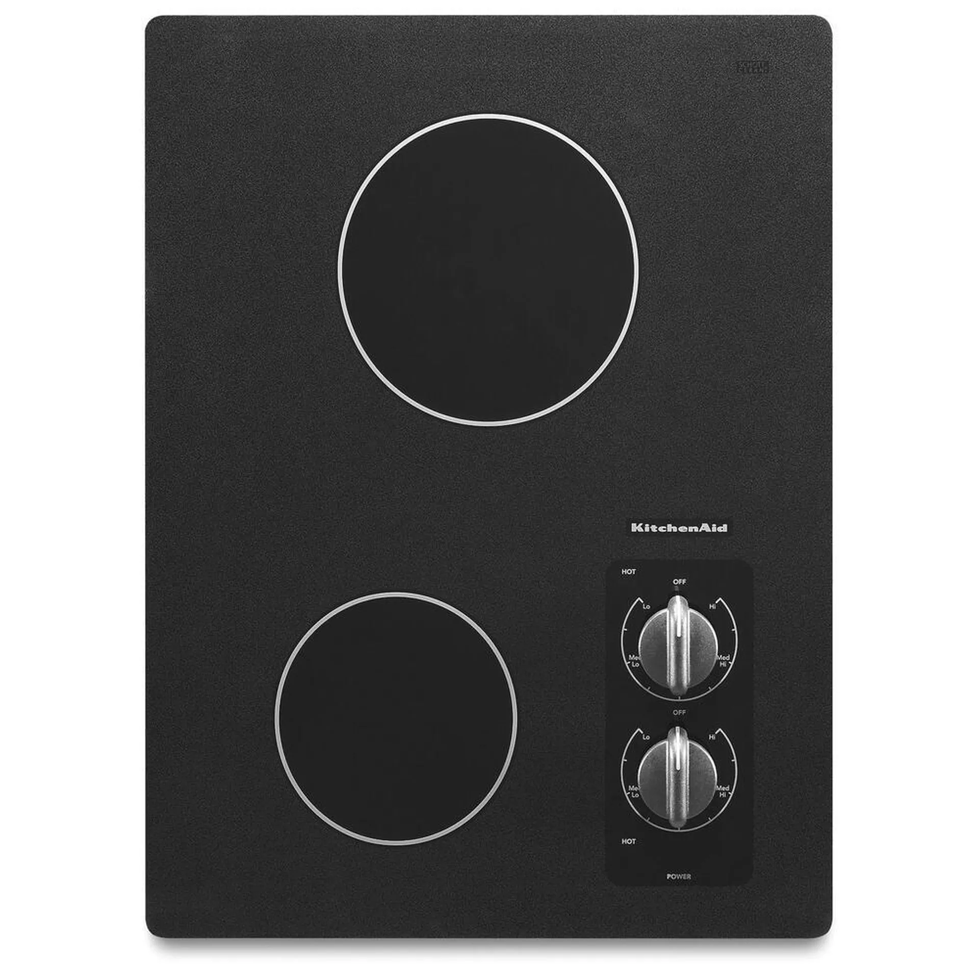 KitchenAid® 15" Black Electric Cooktop (Smooth Top)