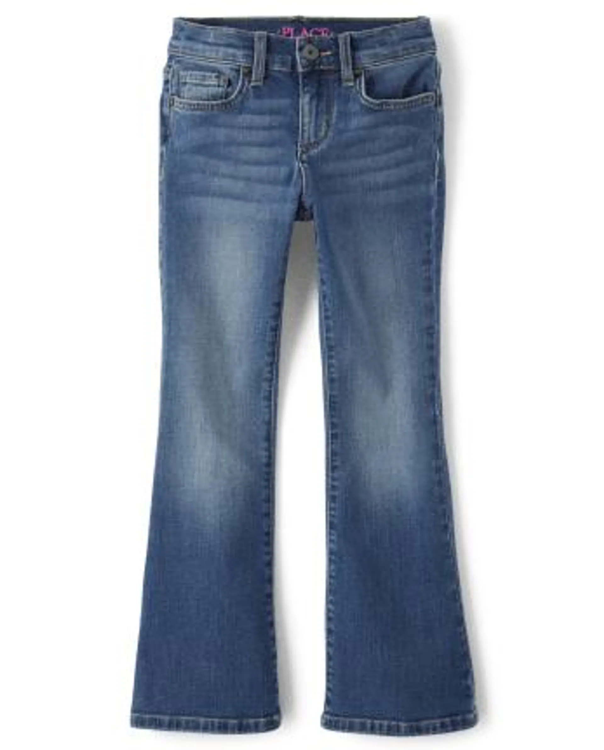 Girls Flare Jeans - austin wash