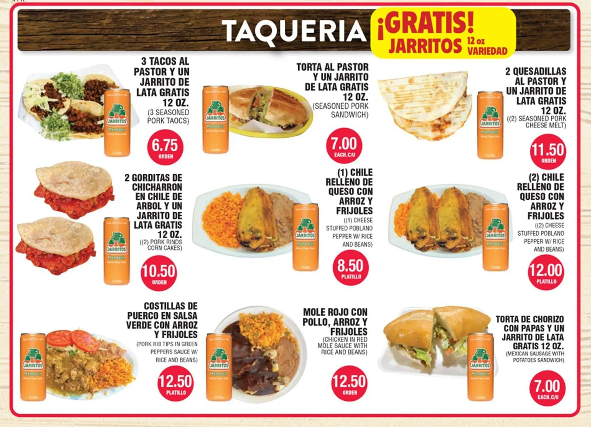 Carnicerias Jimenez Weekly Ad - 1