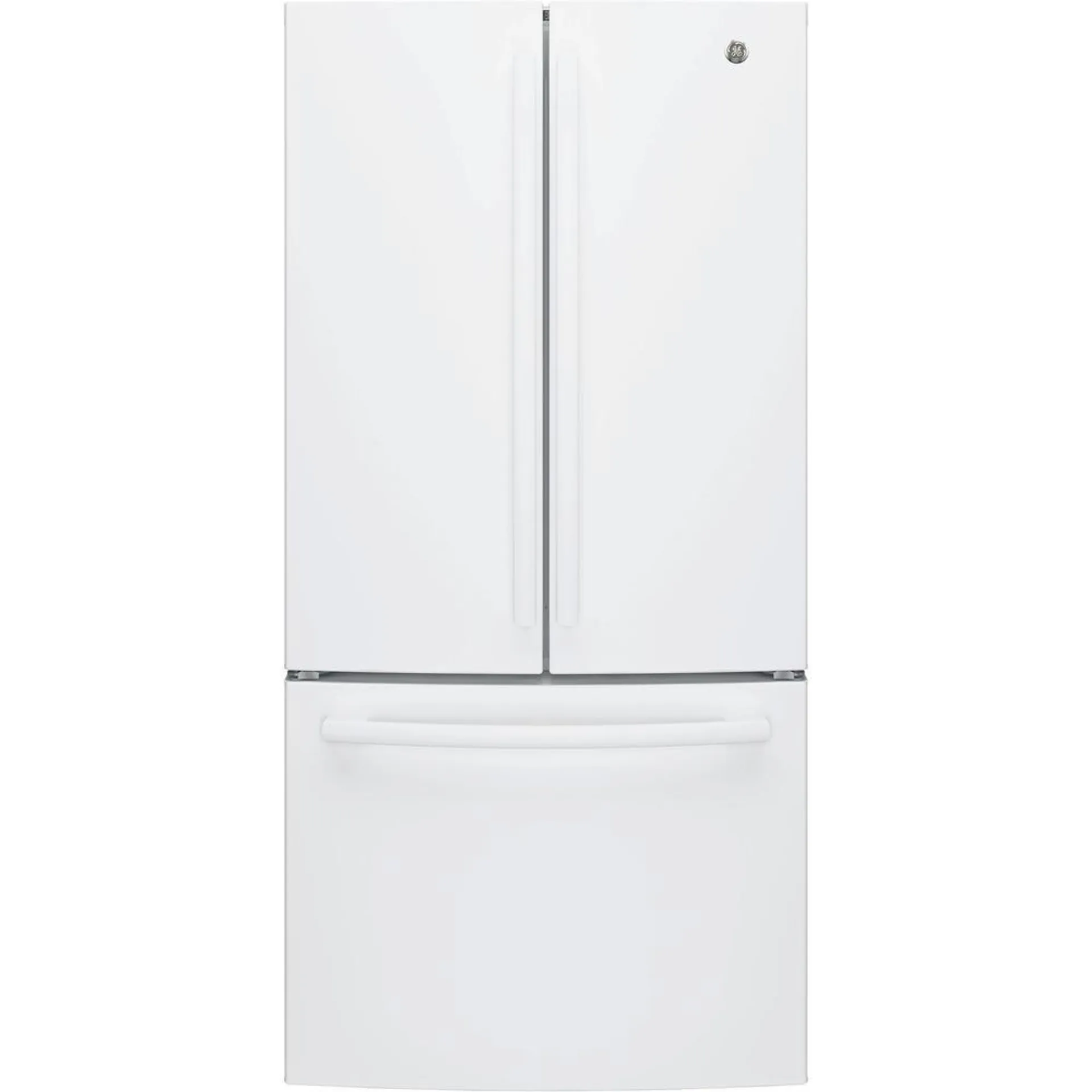 GE Appliances GNE25JGKWW 24.8 cu. ft. French Door Refrigerator - White