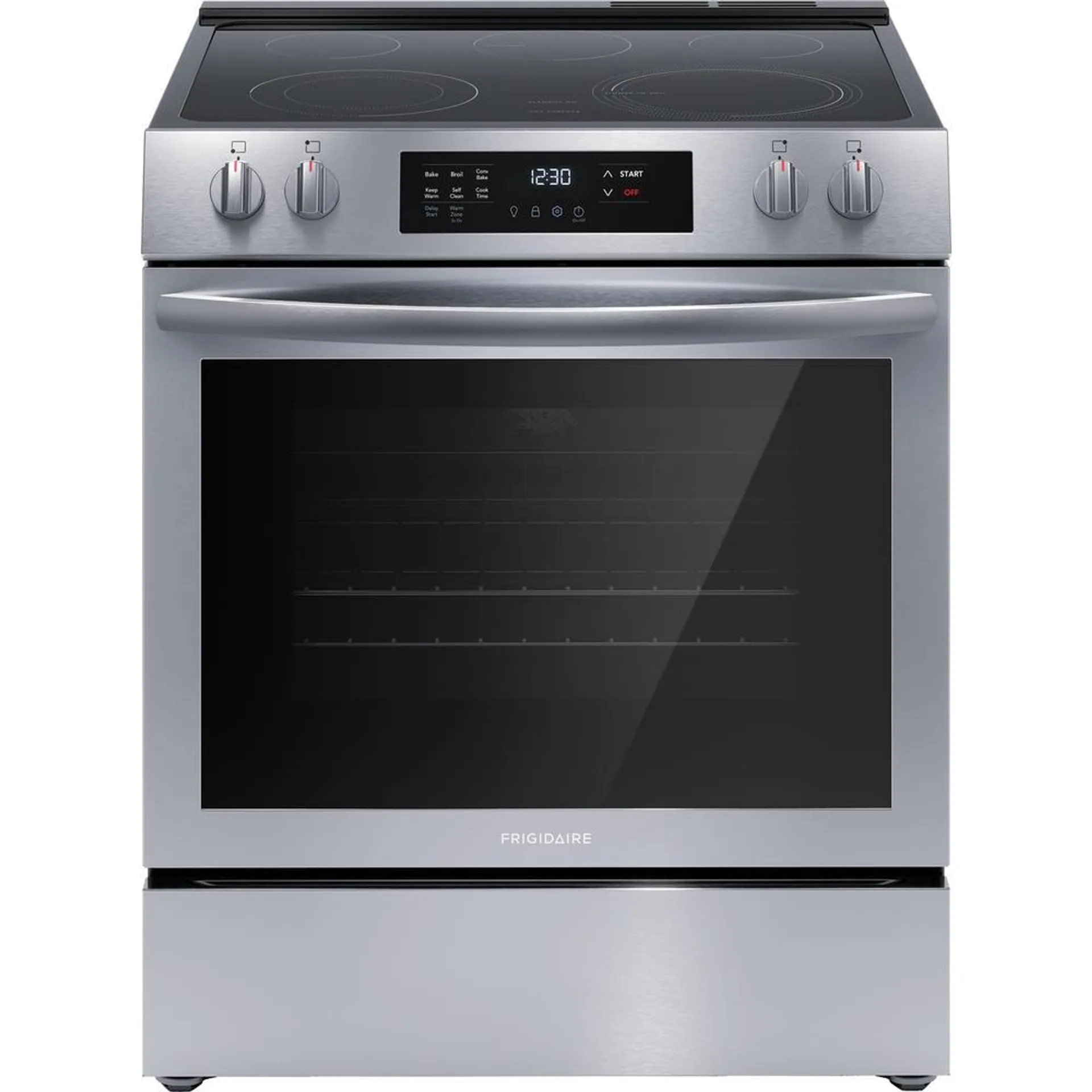 Frigidaire FCFE3083AS 30" Front Control Electric Slide-in Range - Stainless Steel