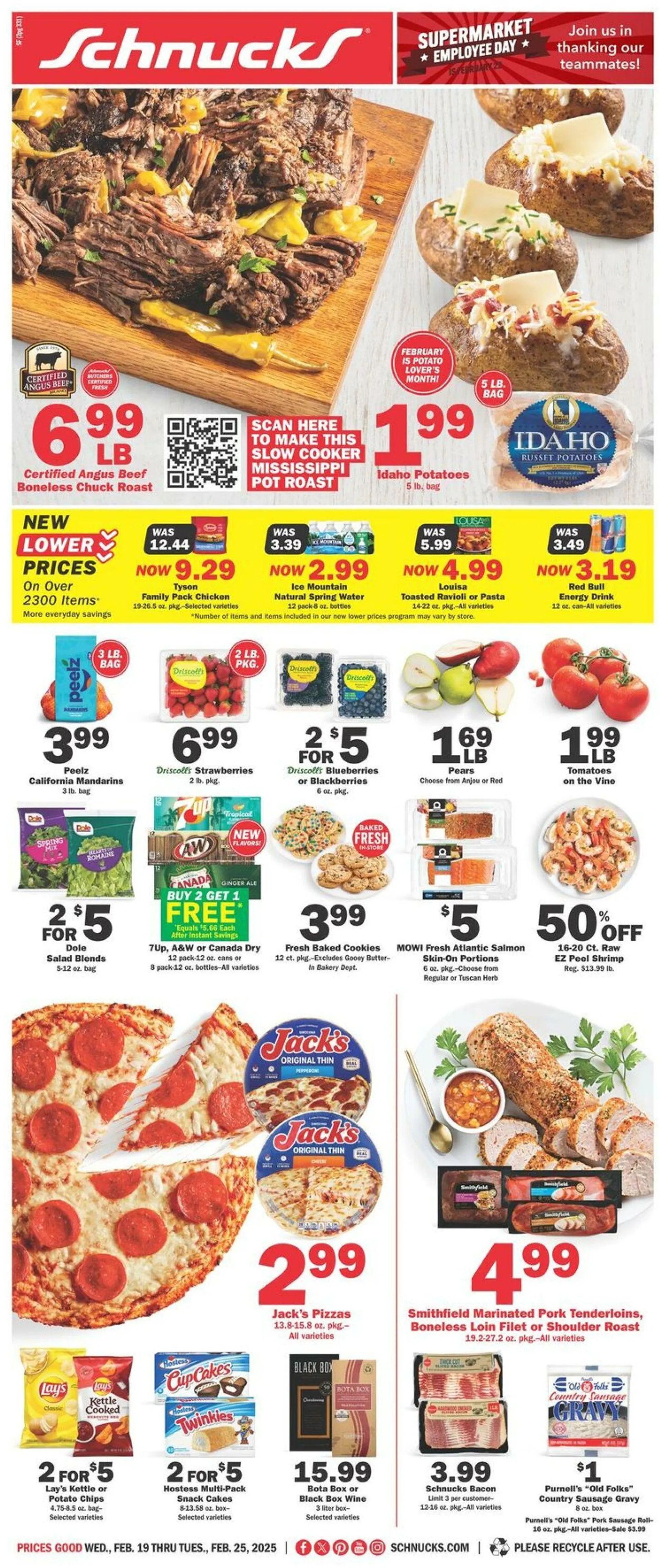 Catálogo de Schnucks Current weekly ad 19 de febrero al 25 de febrero 2025 - Página 1