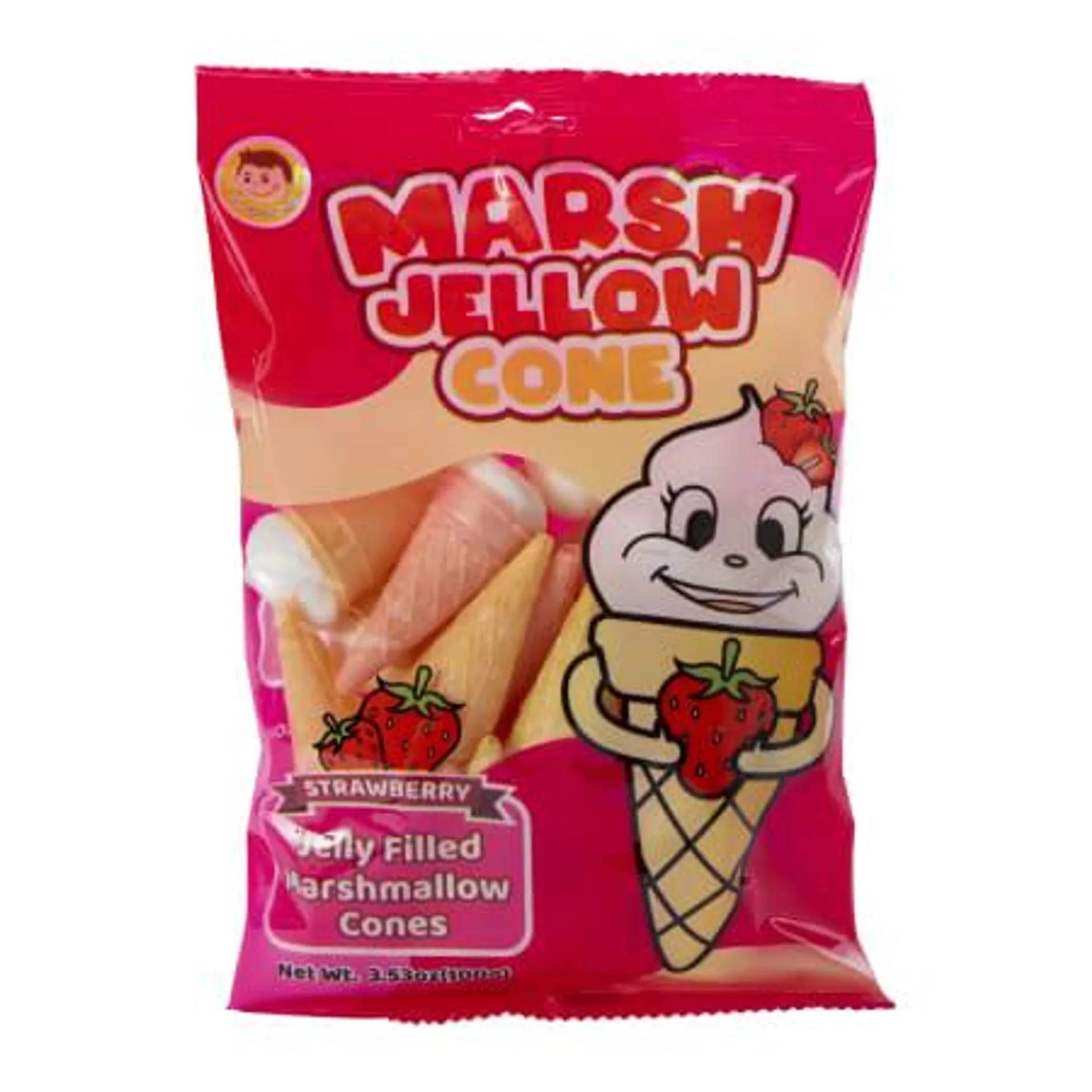 Marsh Jellow Cones 3.53oz