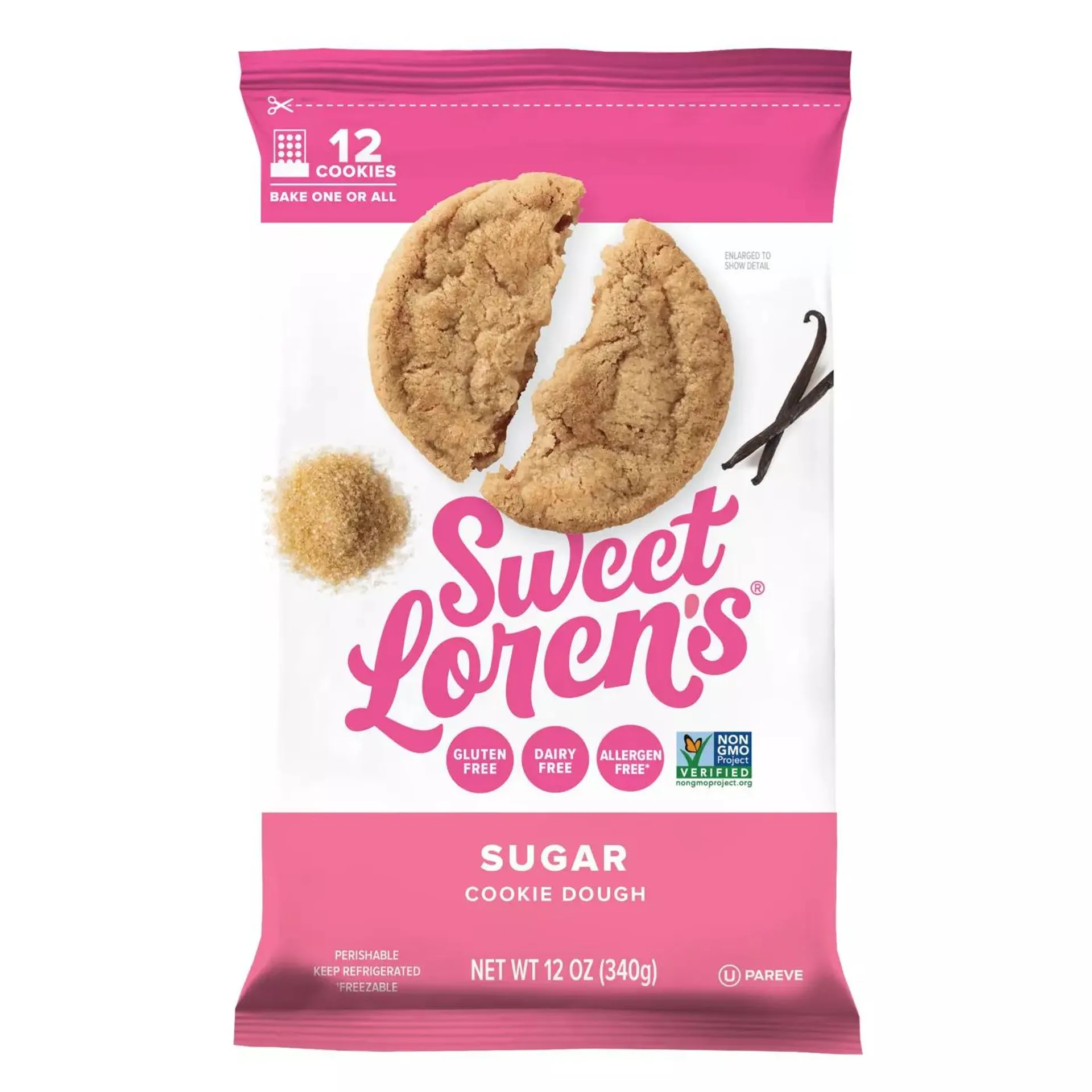 Sweet Loren's Gluten Free & Vegan Sugar Cookie Dough