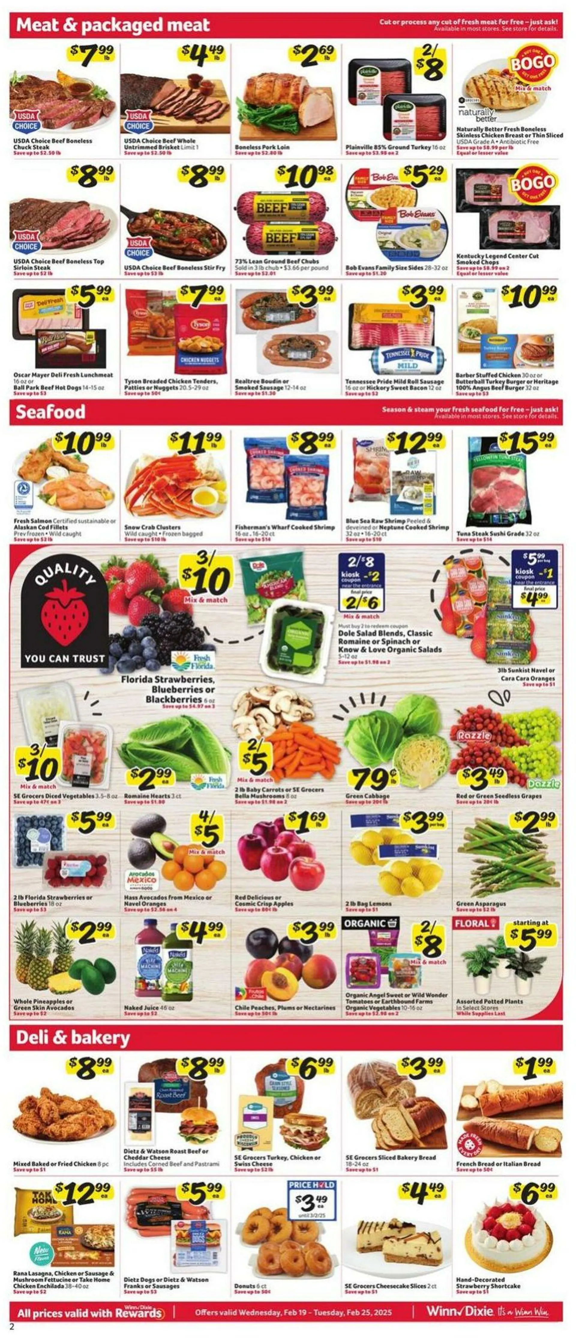 Catálogo de Winn Dixie Current weekly ad 19 de febrero al 25 de febrero 2025 - Página 2