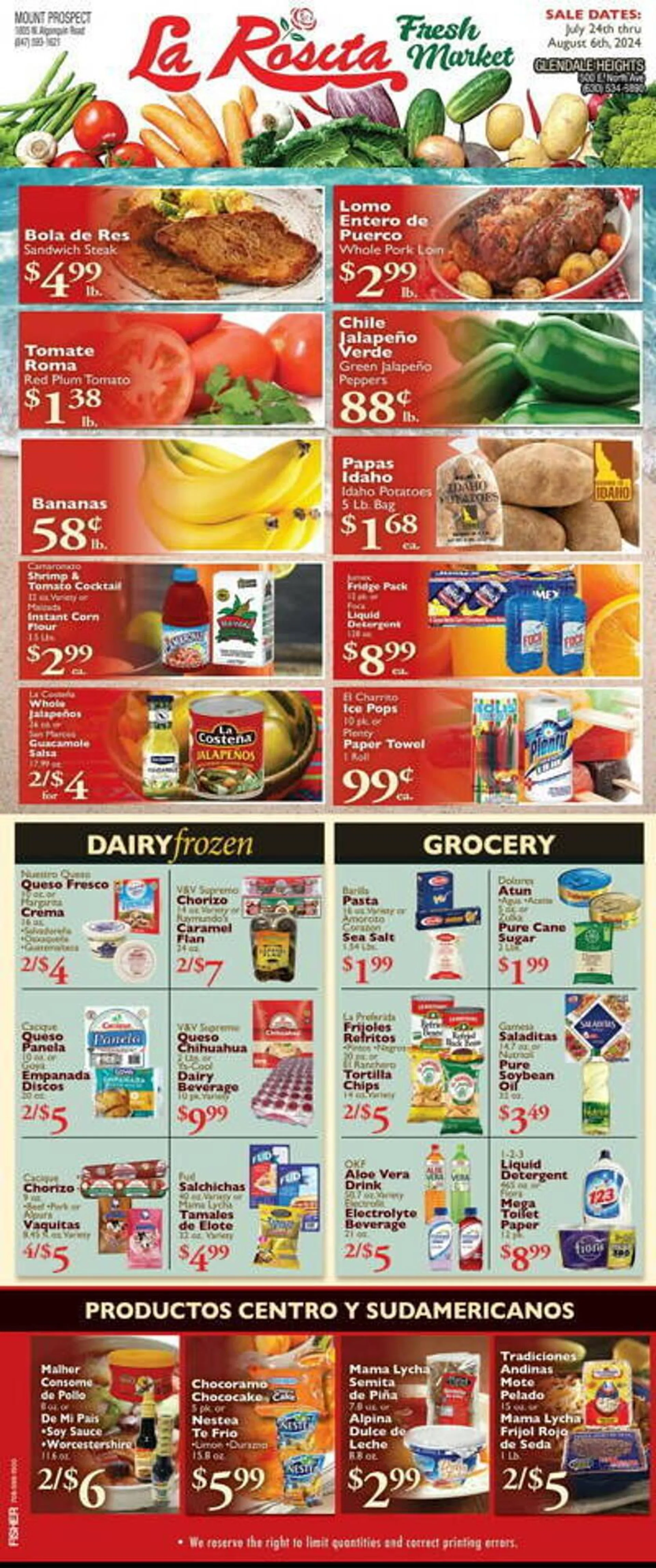 La Rosita Fresh Market Weekly Ad - 1