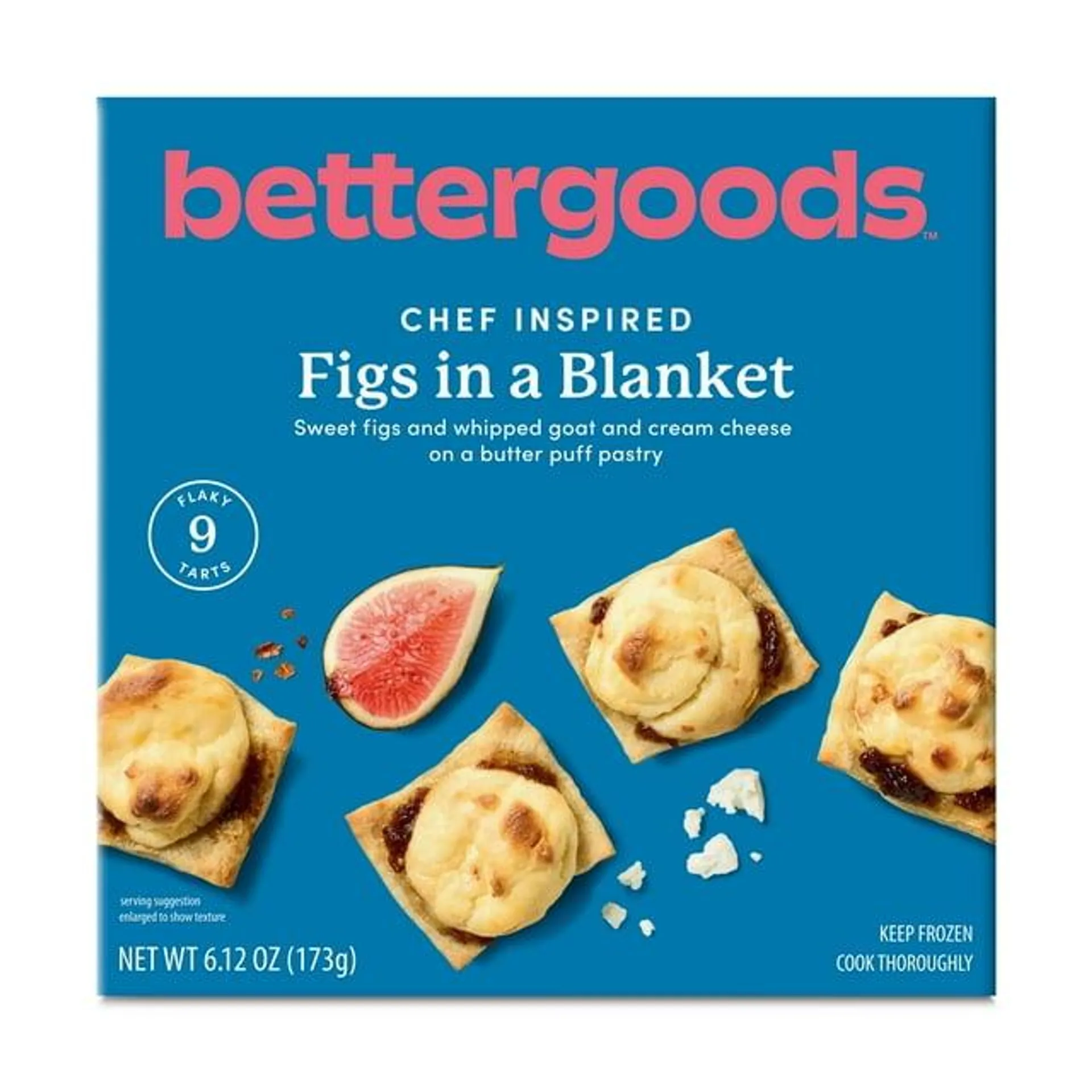 bettergoods Figs in a Blanket, 6.12 oz, 9 Count (Frozen)