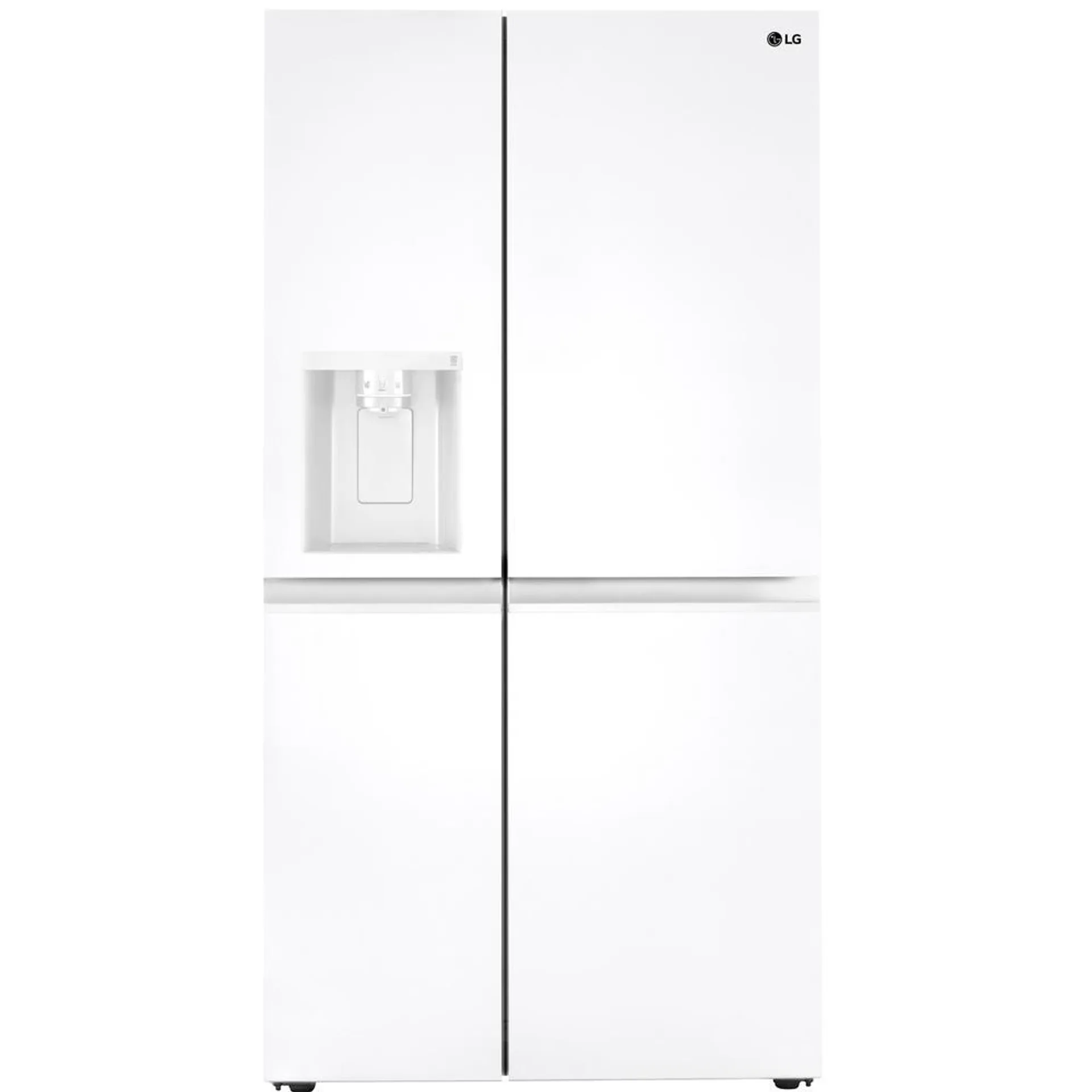 LG LRSXS2706W 27.2 cu. ft. Side-by-Side Refrigerator w/ External Ice & Water Dispenser – Smooth White