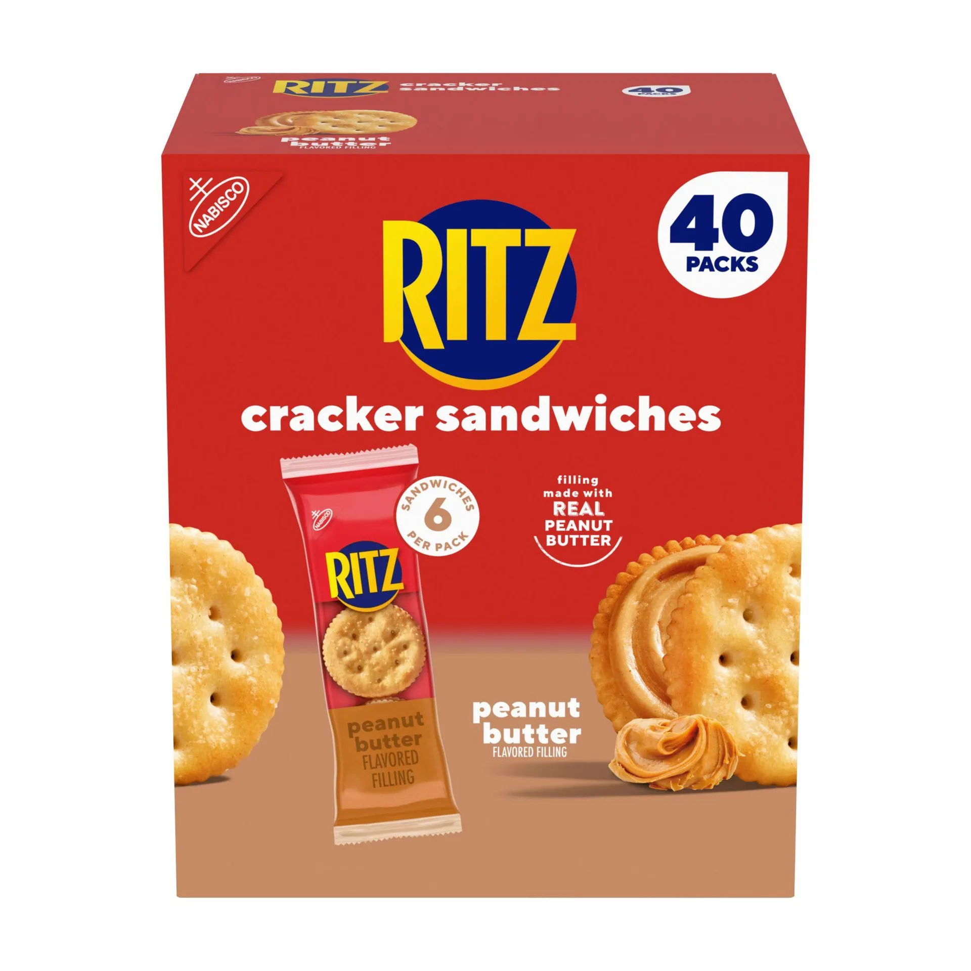 Ritz Peanut Butter Sandwich Crackers, 40 pk./1.38 oz.