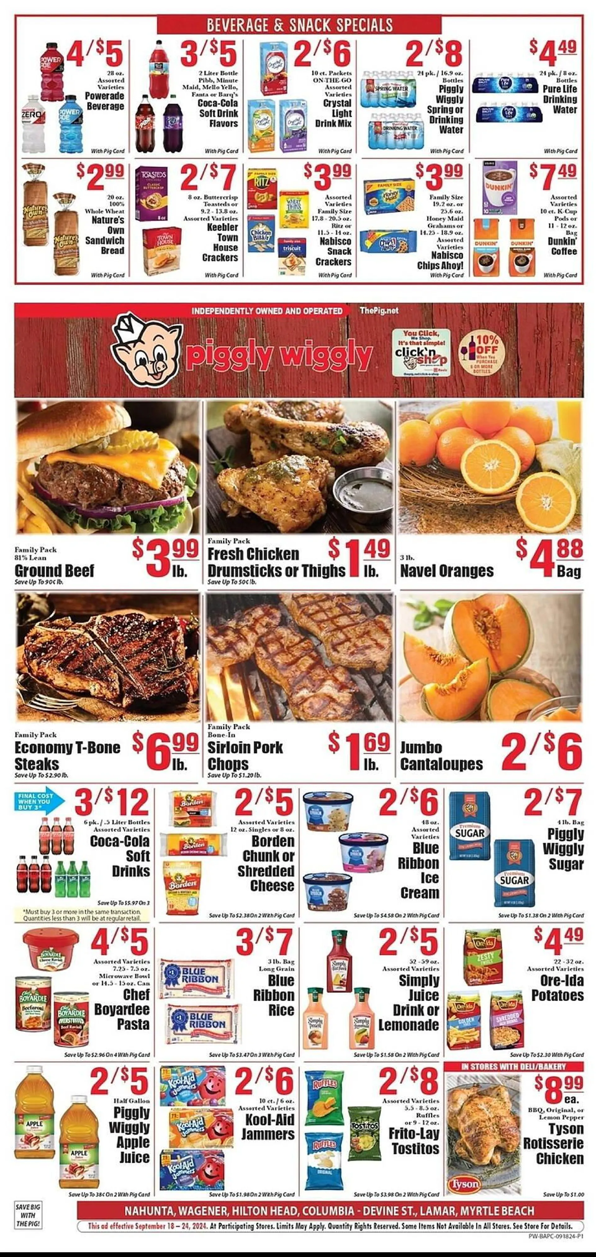 Piggly Wiggly Weekly Ad - 1