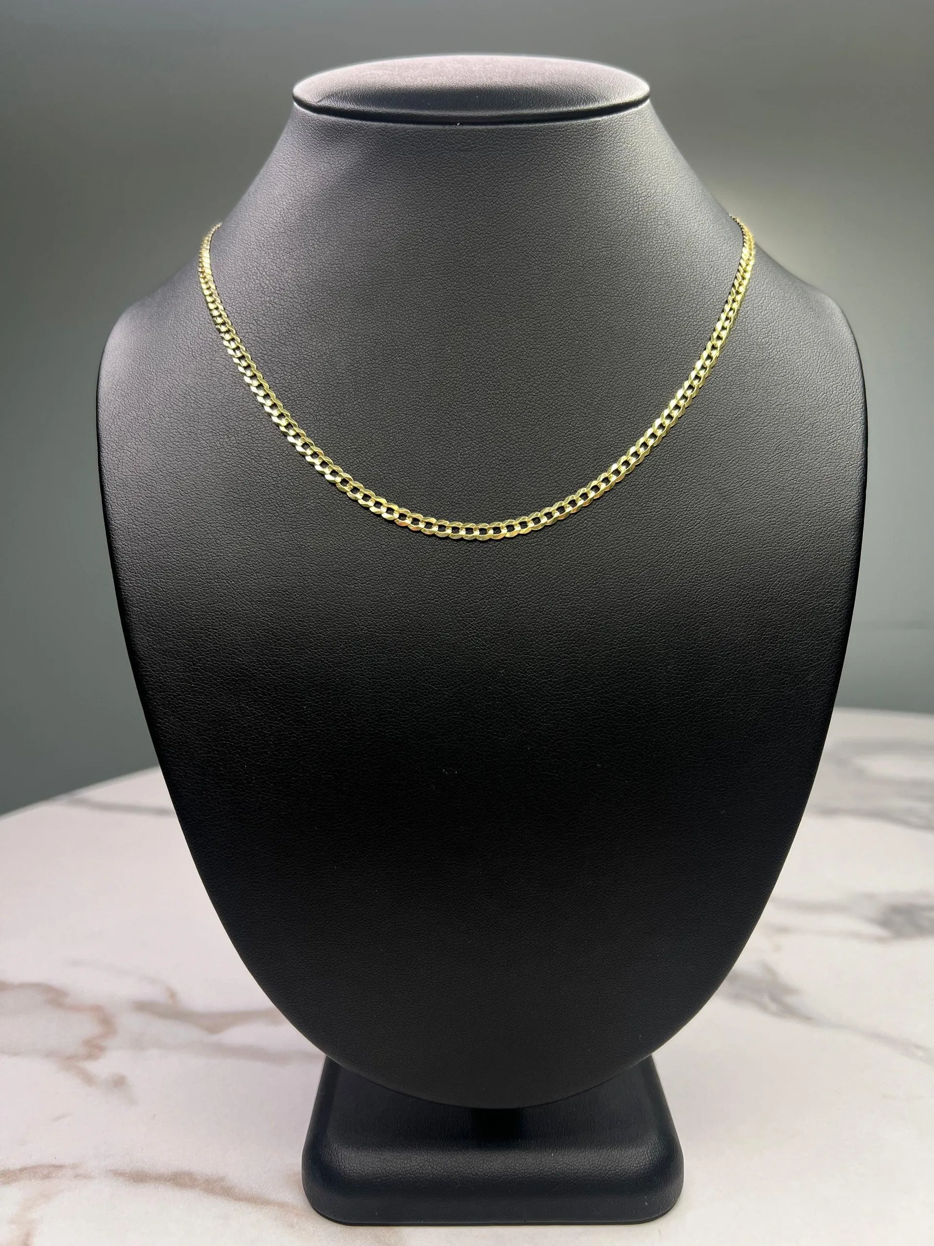 14K Shiny Cut Chain