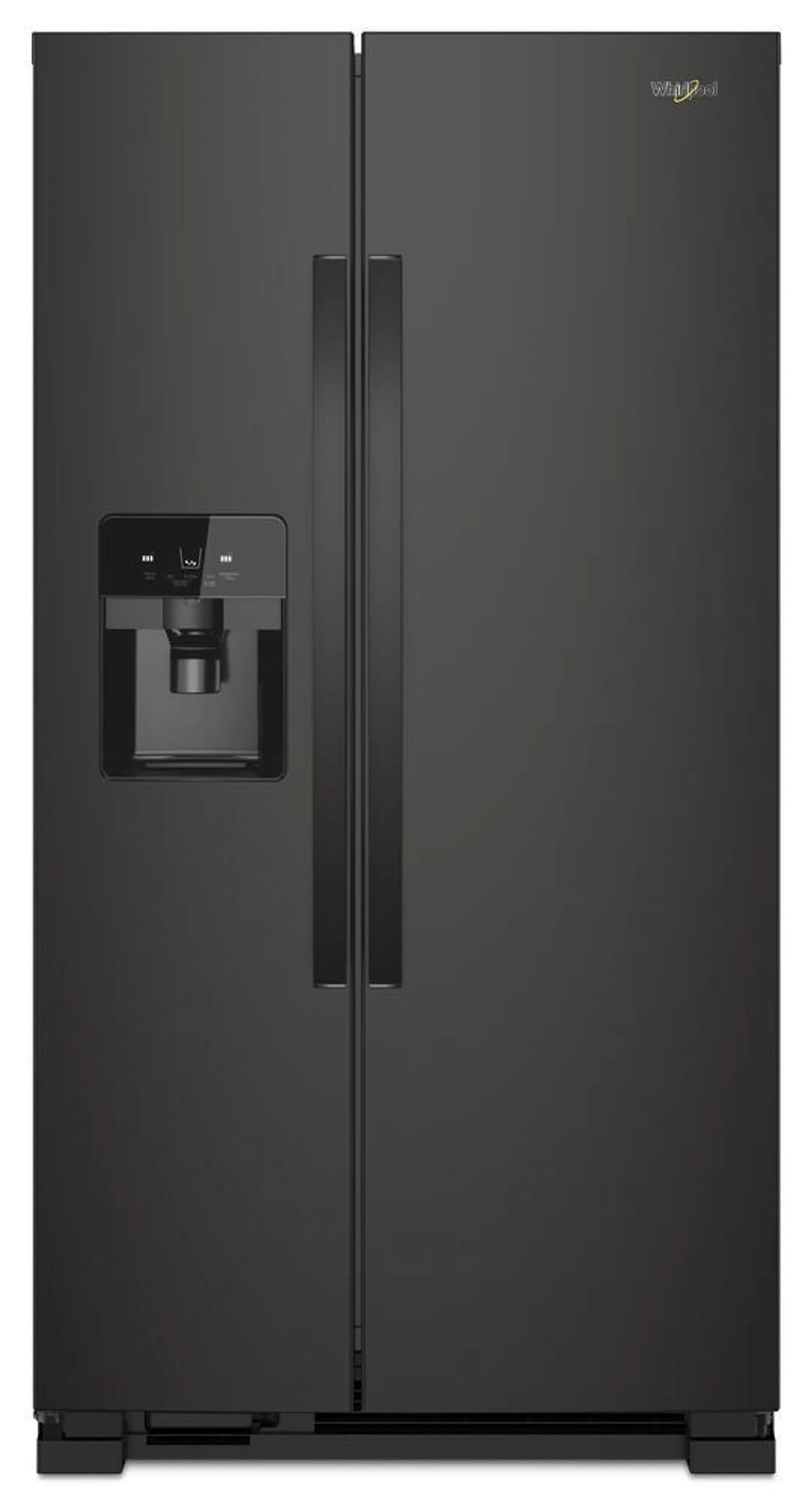 Whirlpool® 21.4 cu. ft. Black Side-by-Side Refrigerator