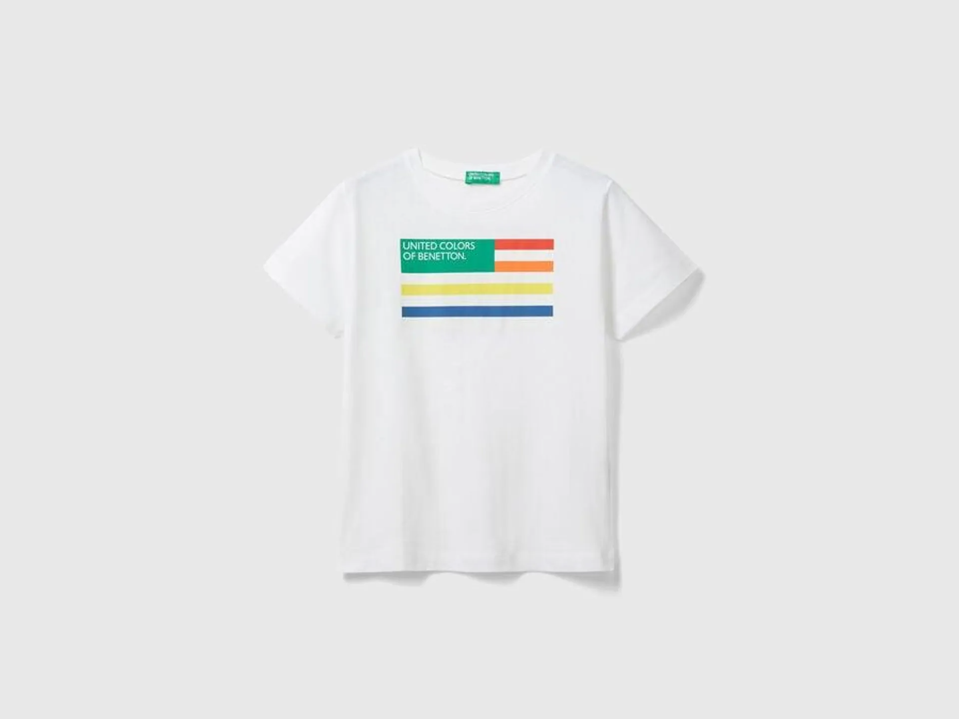Camiseta de 100 % algodón orgánico con estampado