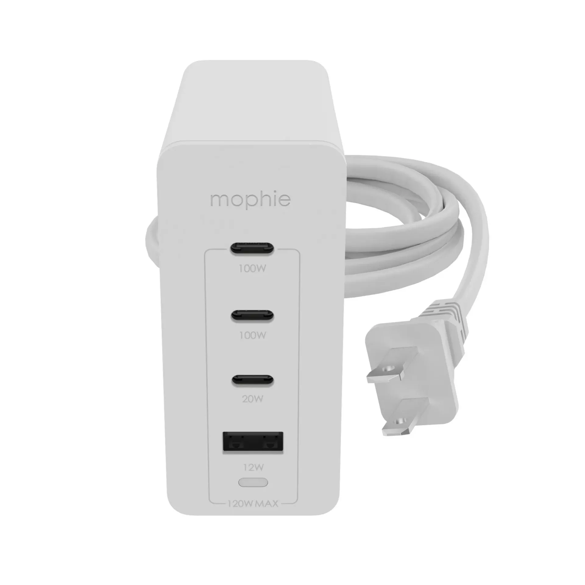 Mophie 3 Pc. Speedport 120 Travel Charging Bundle - White