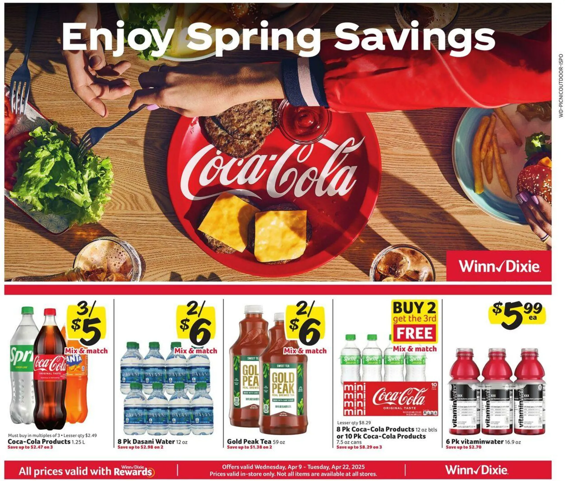 Catálogo de Winn Dixie Current weekly ad 9 de abril al 22 de abril 2025 - Página 1