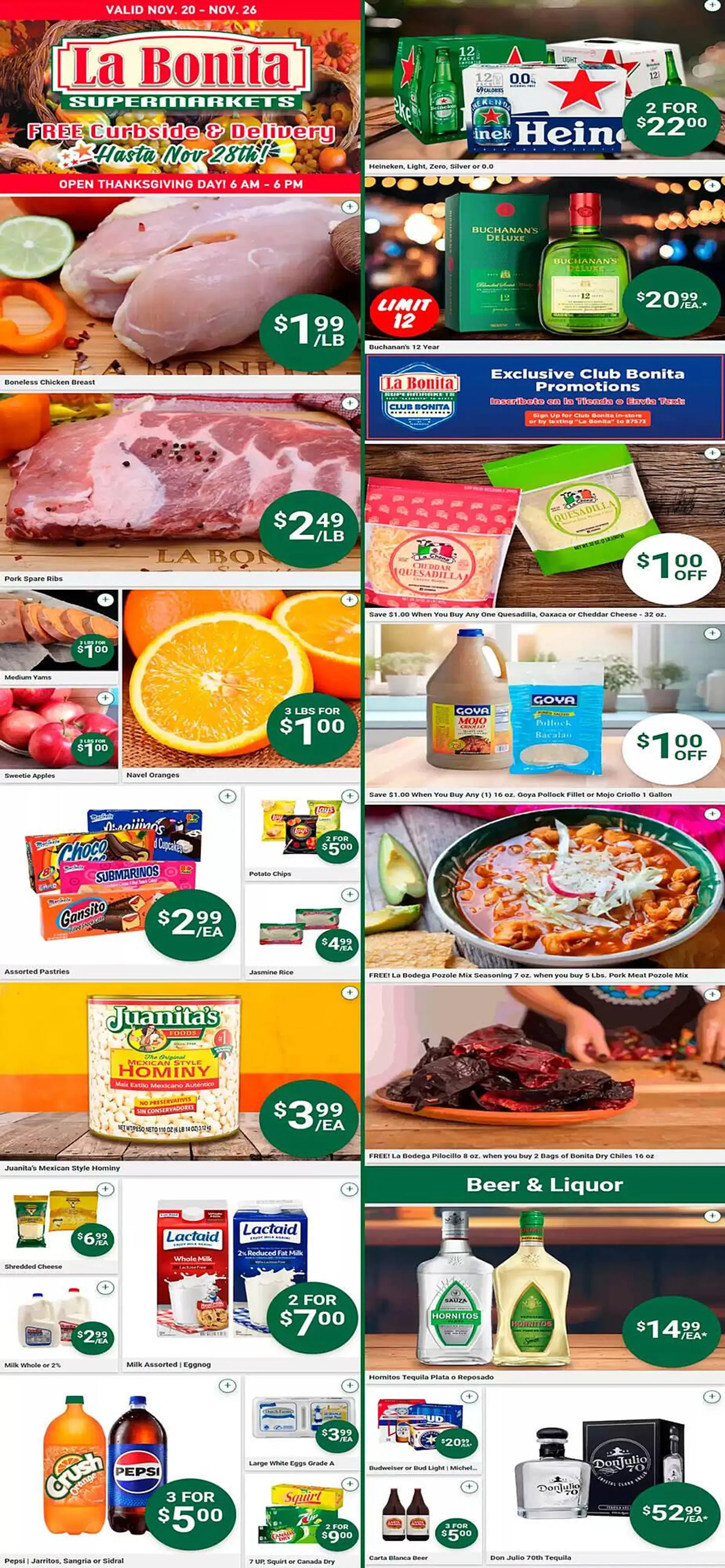 La Bonita Supermarkets Weekly Ad - 1