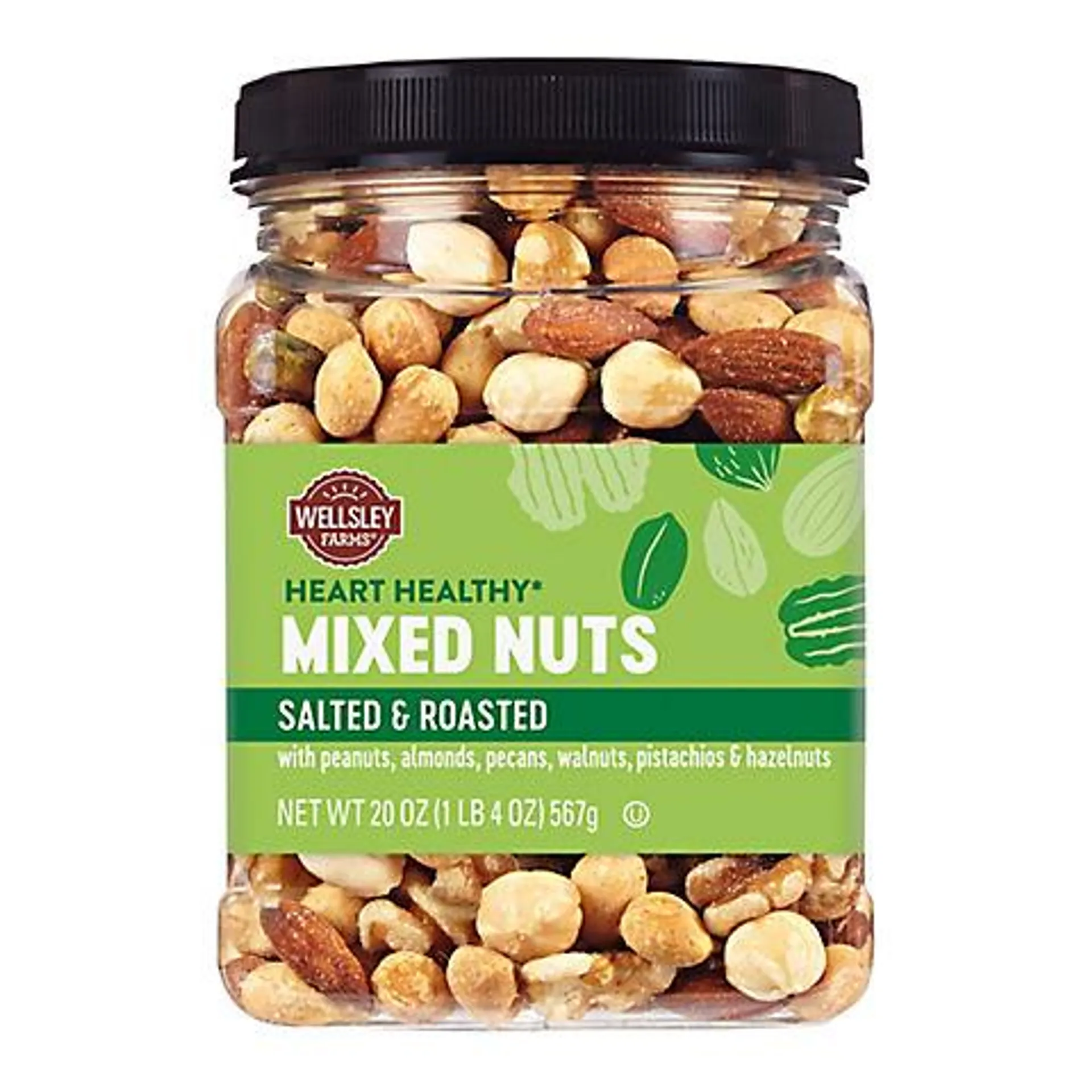 Wellsley Farms Heart Healthy Nut Mix, 20 oz.