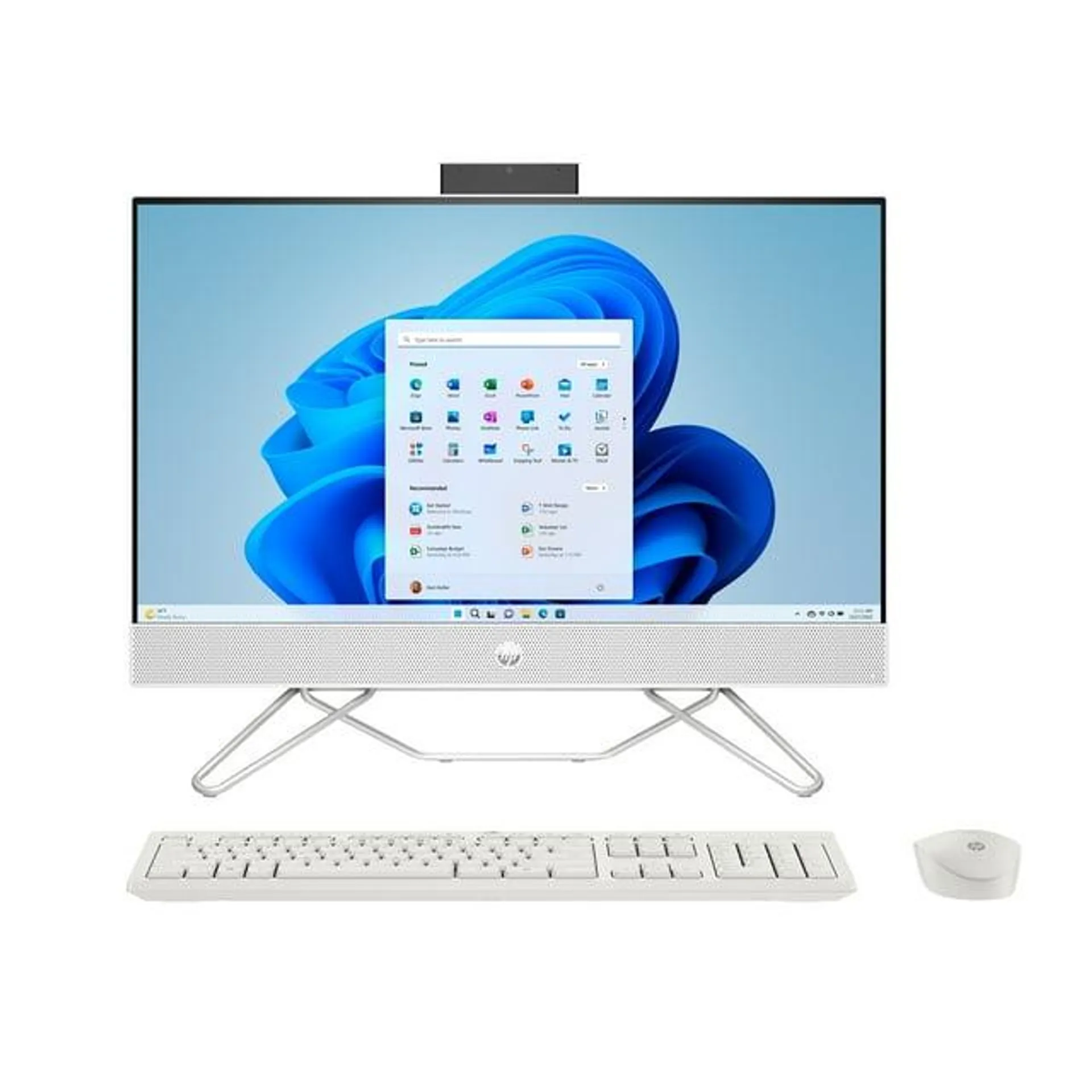 HP 23.8 inch Touch All-in-One Desktop Intel Core i3-1215U 8GB RAM 256GB SSD Starry White