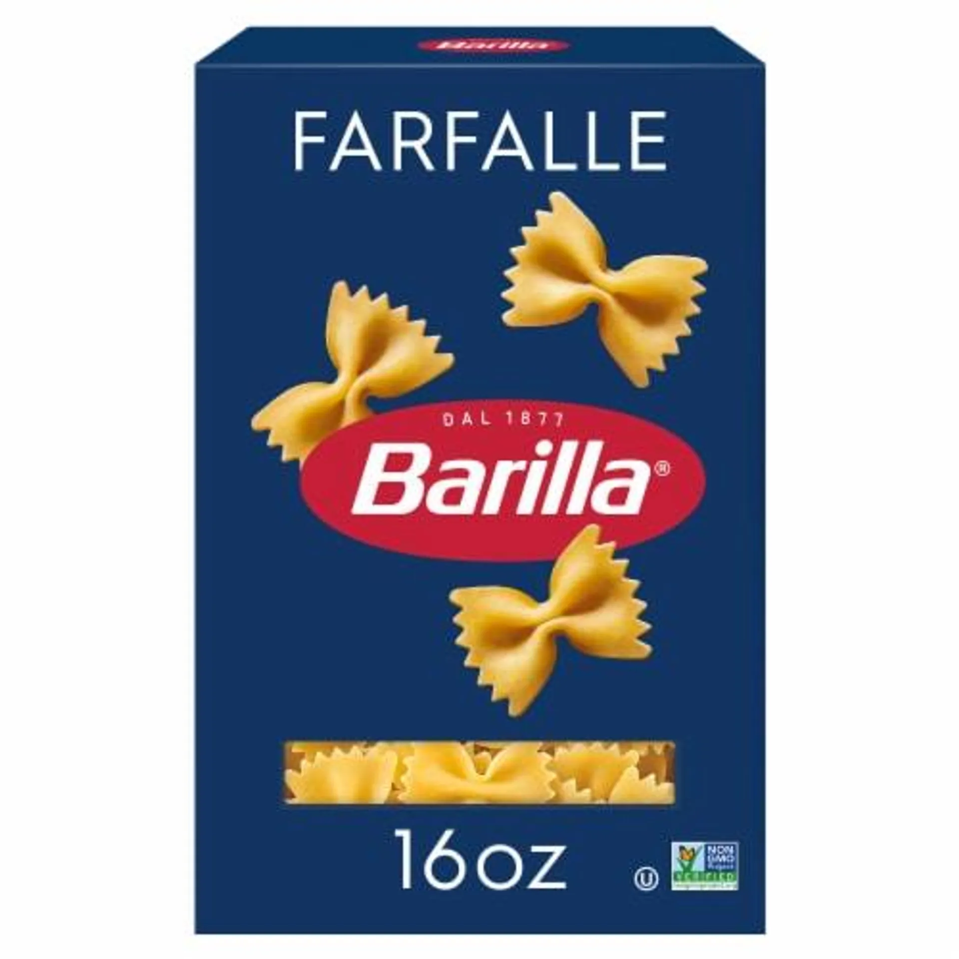 Barilla Farfalle Pasta, Quality Non-GMO and Kosher Certified Pasta