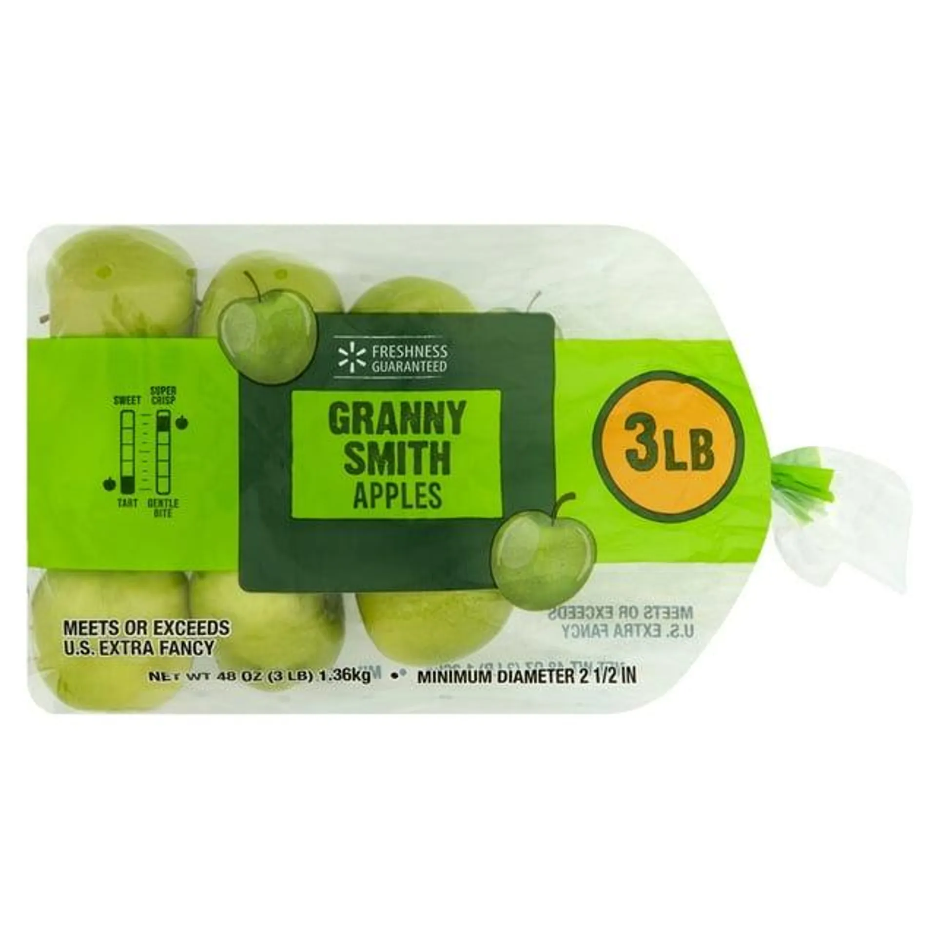 Fresh Granny Smith Apples, 3 lb Bag