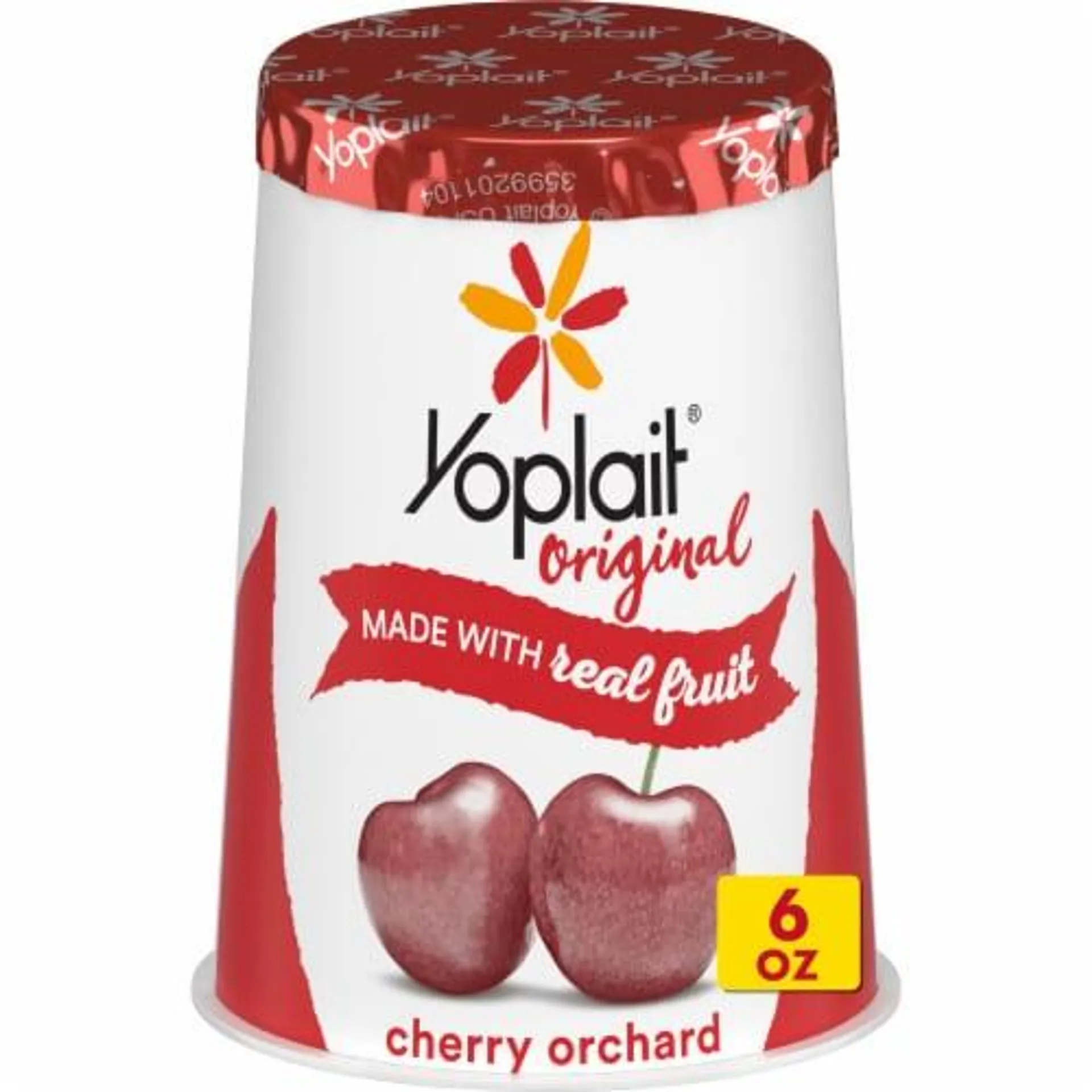 Yoplait Original Cherry Orchard Low Fat Yogurt Cup